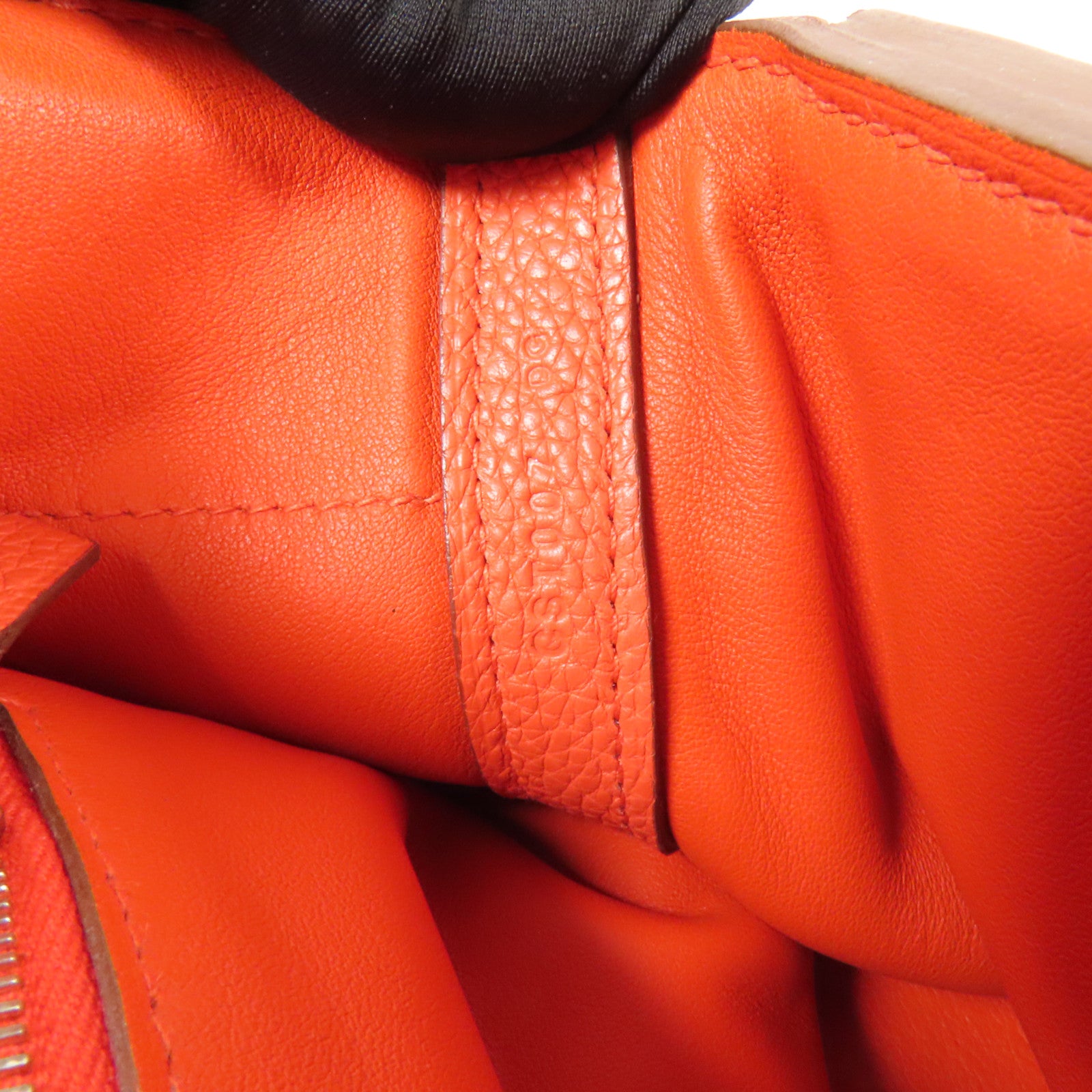 HERMES Clemence皮革24/24 29cm銀扣手挽肩背兩用袋Capucine