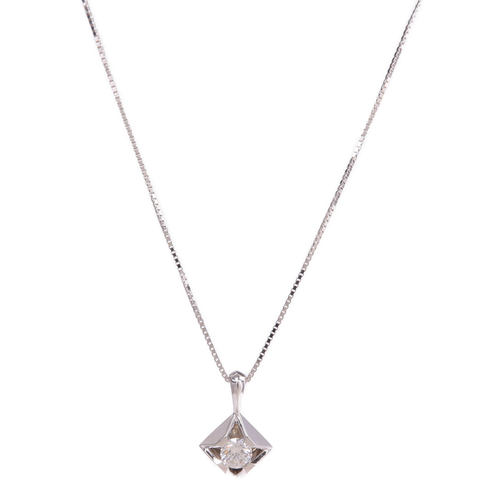 JEWELRY 18K白金Diamond Necklace鑽石項鍊