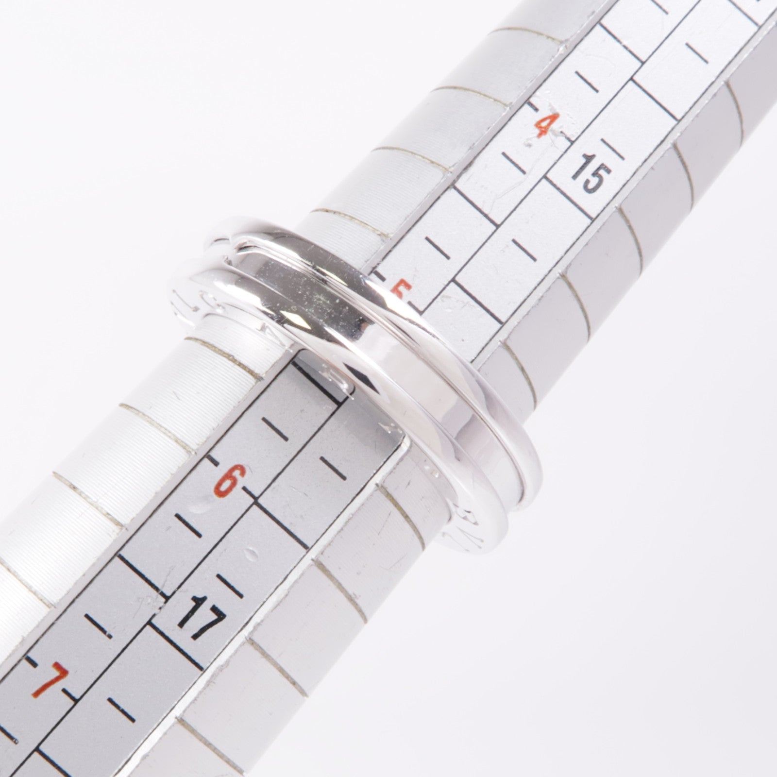 BVLGARI 【激減優惠】18K白金B-zero 1 Band戒指Bvlgari#50/US#5.25