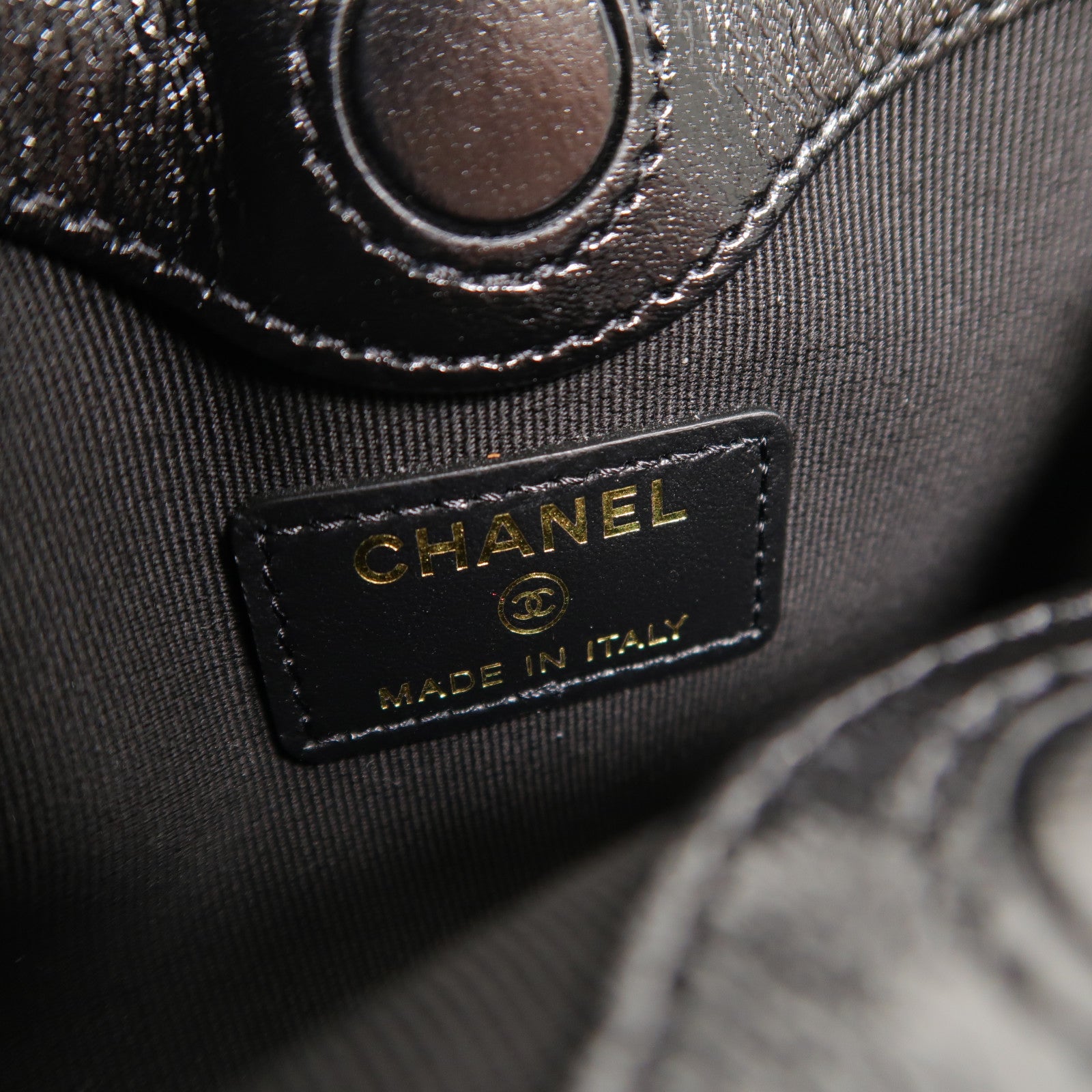 CHANEL 牛皮/羊皮皮革31 Nano鏈帶手挽肩背兩用袋