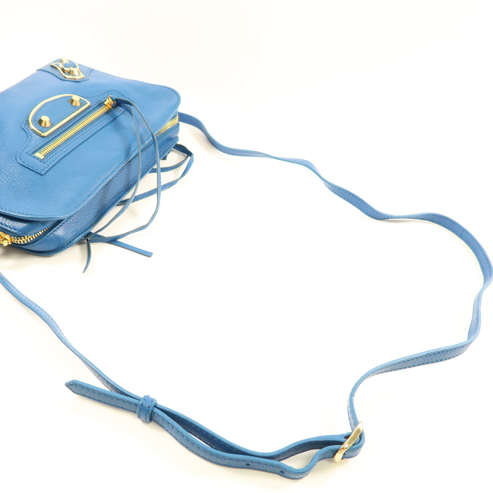 BALENCIAGA 牛皮皮革Shoulder Bag金扣肩背袋