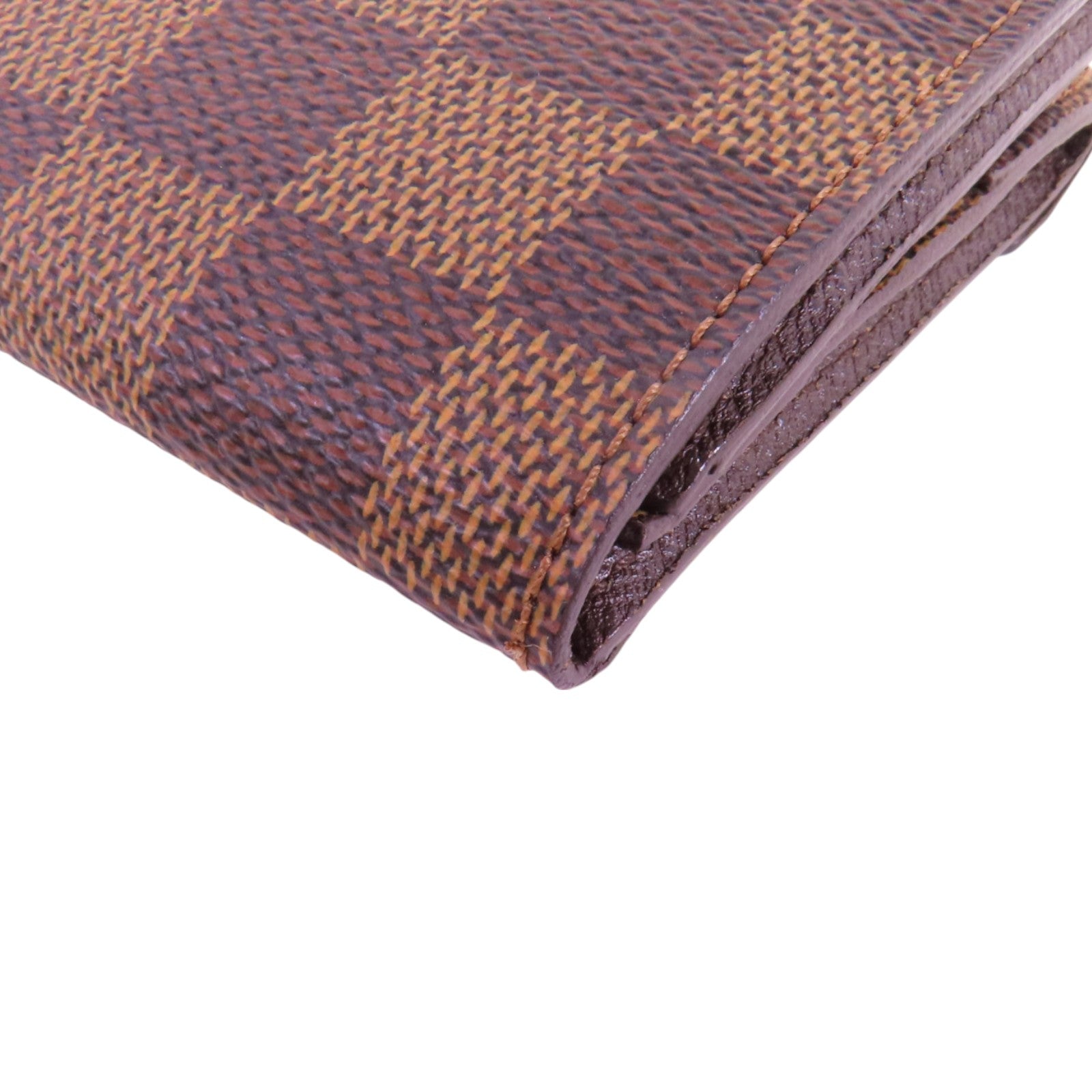 LOUIS VUITTON 【激減優惠】Damier Ebene Portofoille Origami金扣短錢包