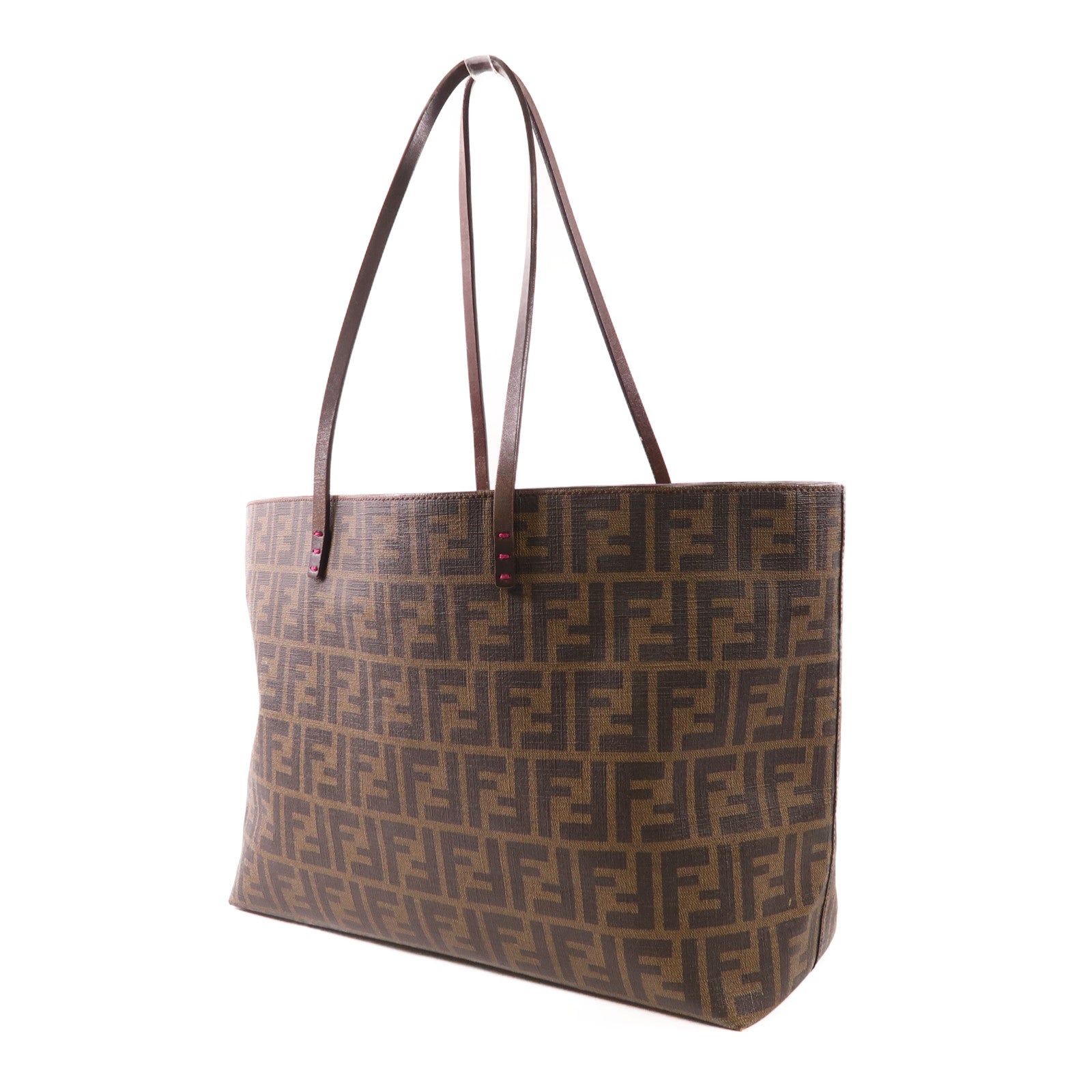 FENDI 塗層帆布Tote Bag金扣手挽袋