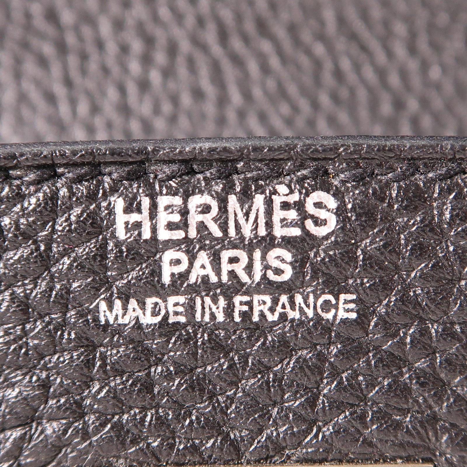 HERMES Togo皮革Kelly 32銀扣手挽肩背兩用袋Noir