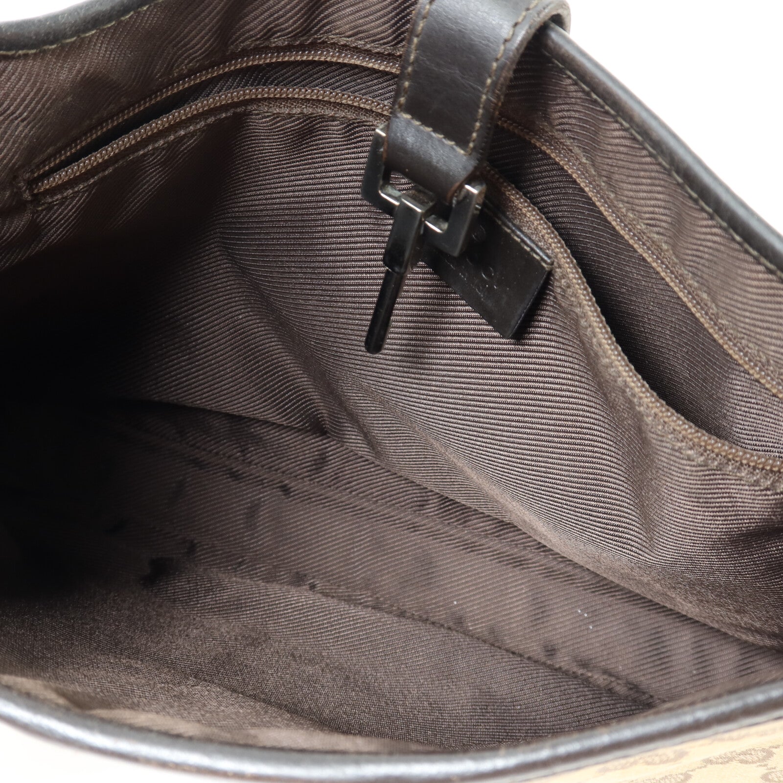 GUCCI 帆布Jackie Hobo銀扣肩背袋