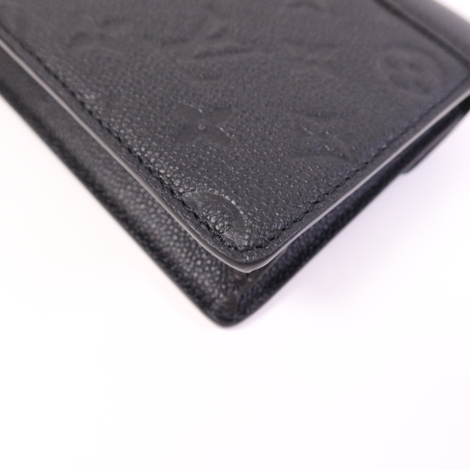 LOUIS VUITTON Monogram Empreinte皮革Wallet On Chain Rosy金扣鏈帶肩背袋