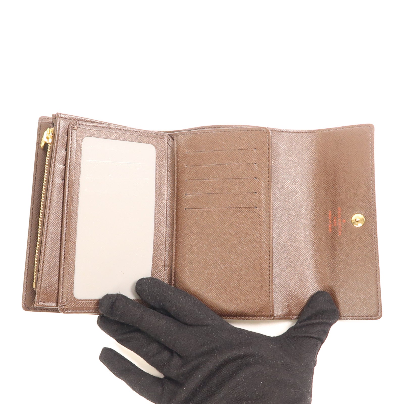 LOUIS VUITTON 【激減優惠】Damier Alexandra Wallet金扣錢包