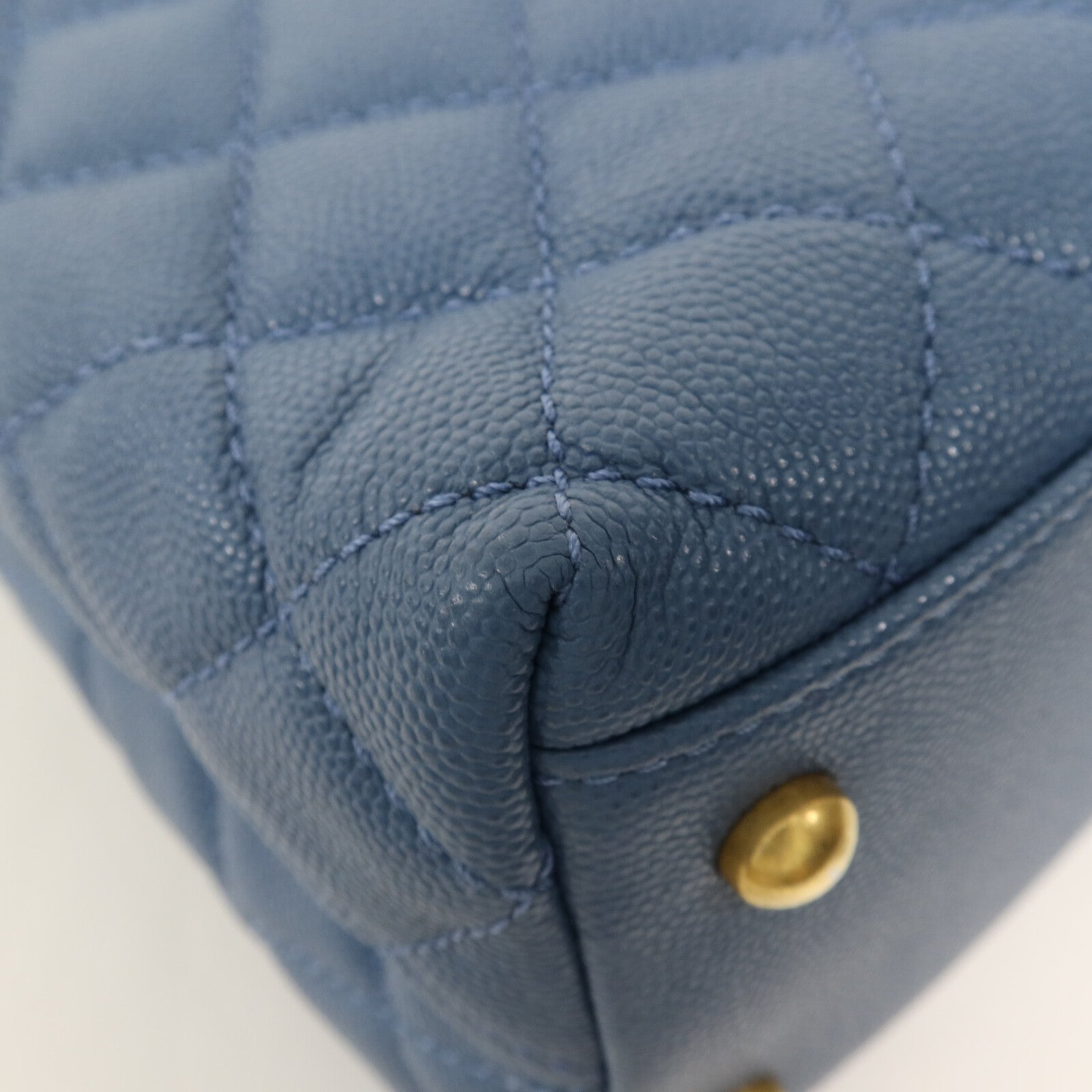 CHANEL 牛皮皮革Coco Handle金扣手挽肩背兩用袋