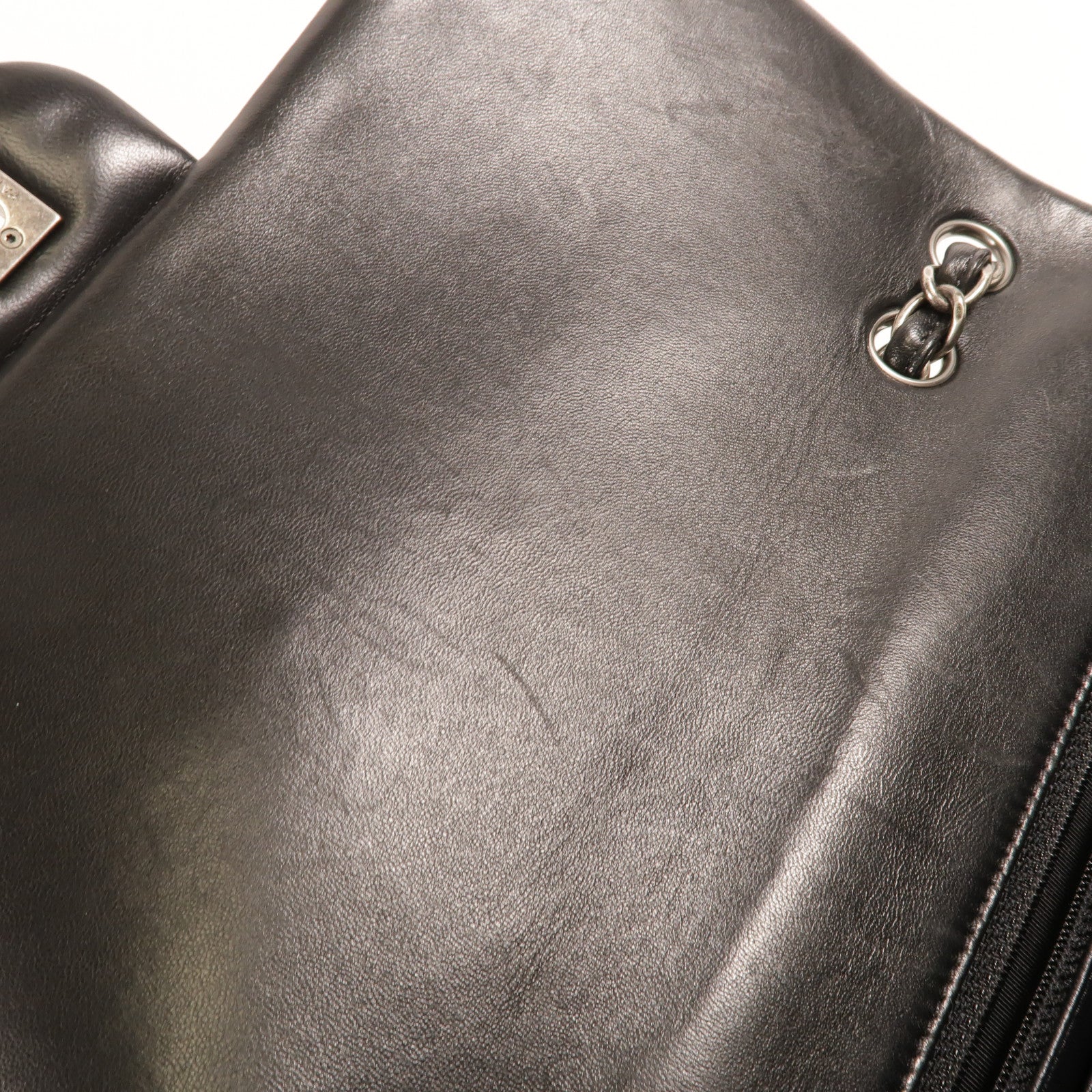CHANEL 羊皮皮革CC Stitch Flap Bag肩背袋