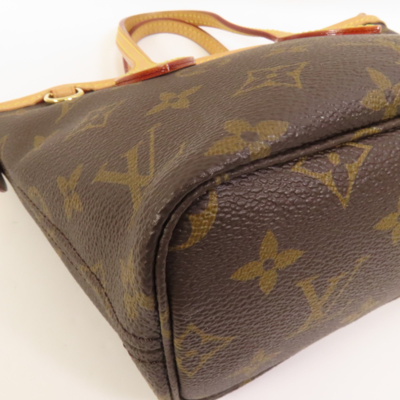 LOUIS VUITTON Monogram Neverfull BB金扣手挽肩背兩用袋