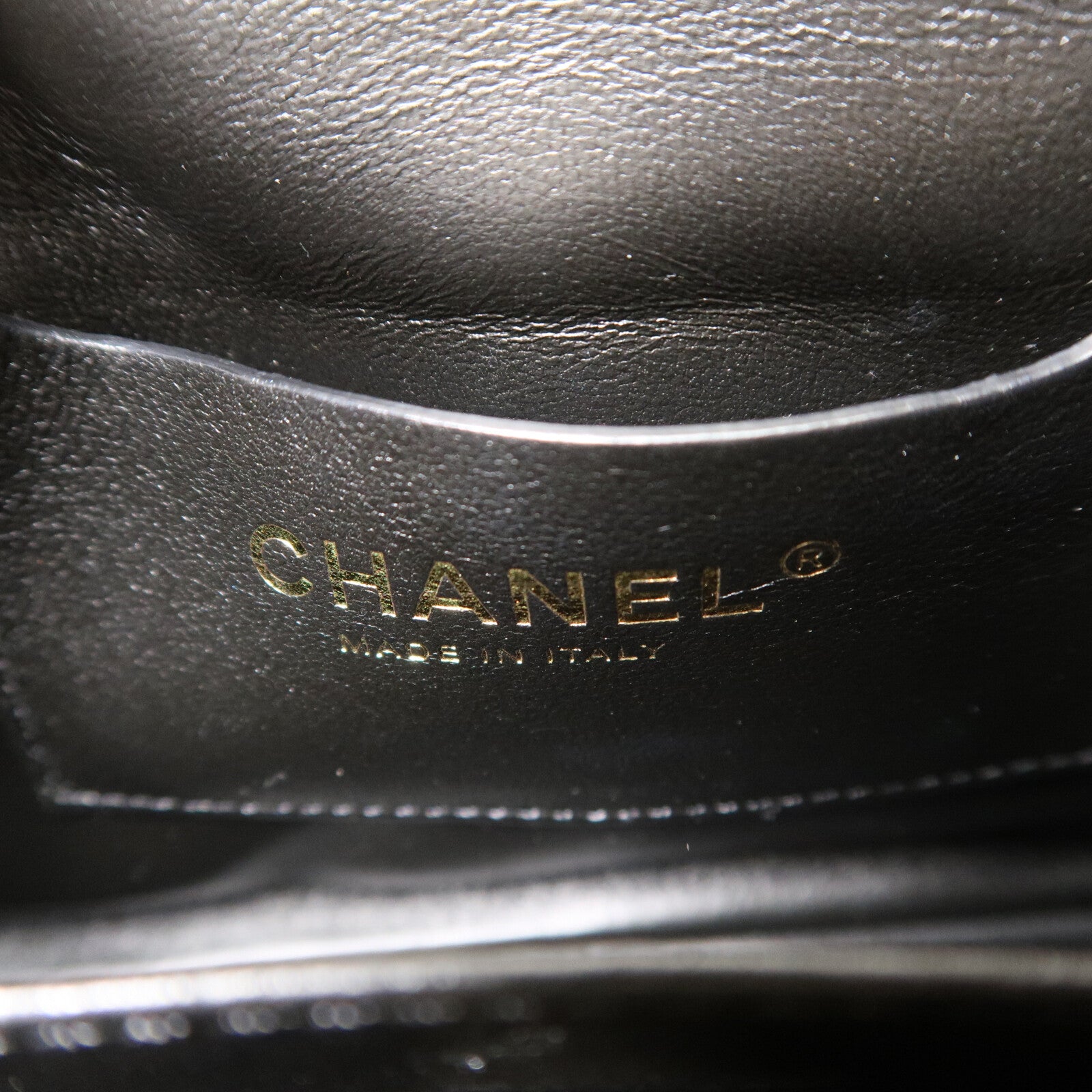 CHANEL 羊皮皮革Cutout Handle Evening Clutch鏈帶手挽肩背兩用袋