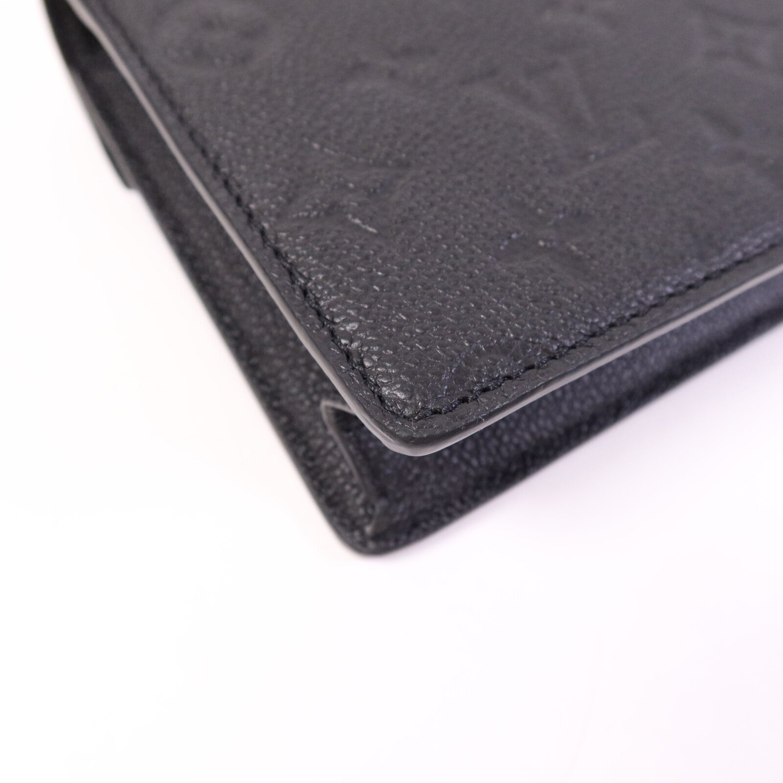 LOUIS VUITTON Monogram Empreinte皮革Wallet On Chain Rosy金扣鏈帶肩背袋