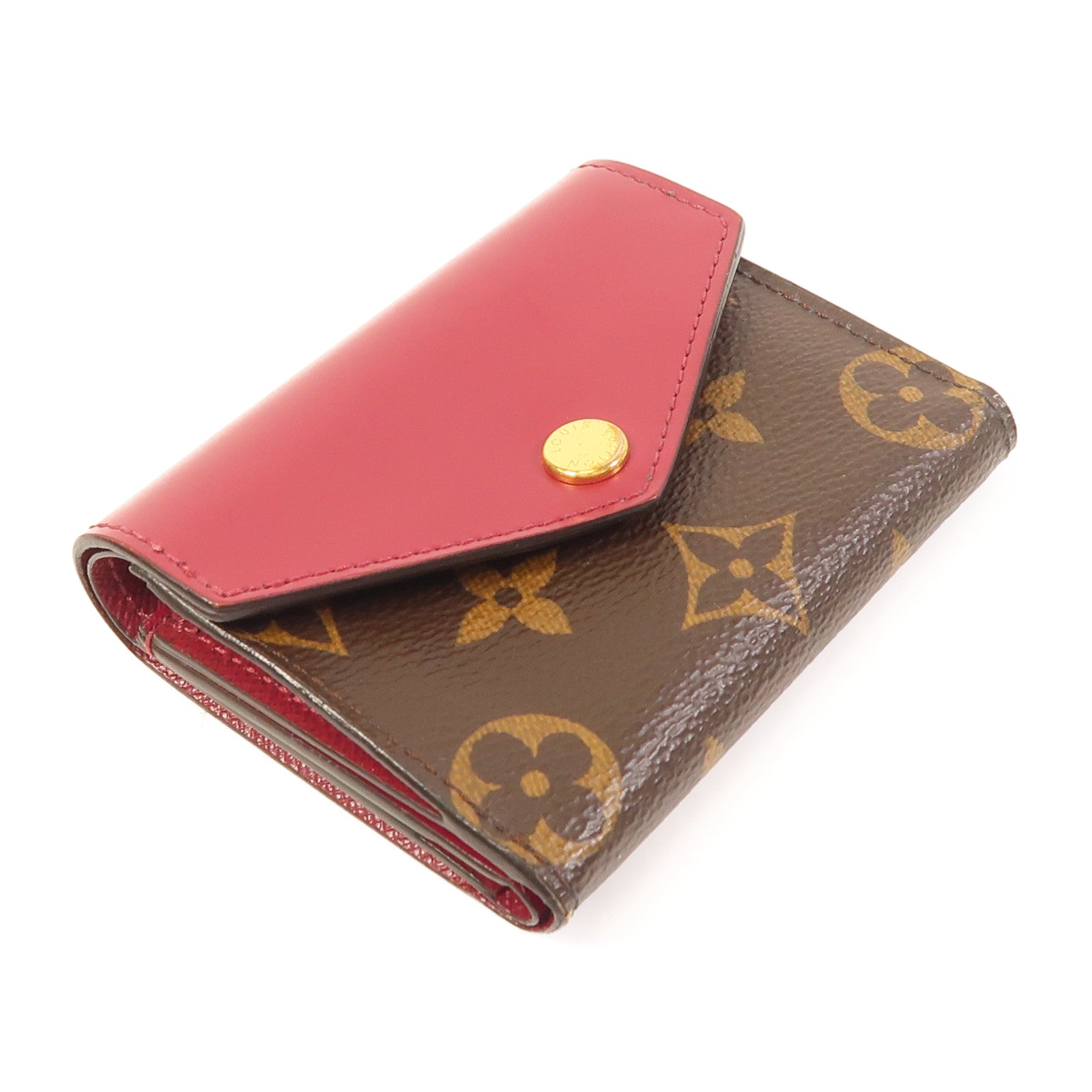 LOUIS VUITTON Monogram Zoe Wallet金扣錢包