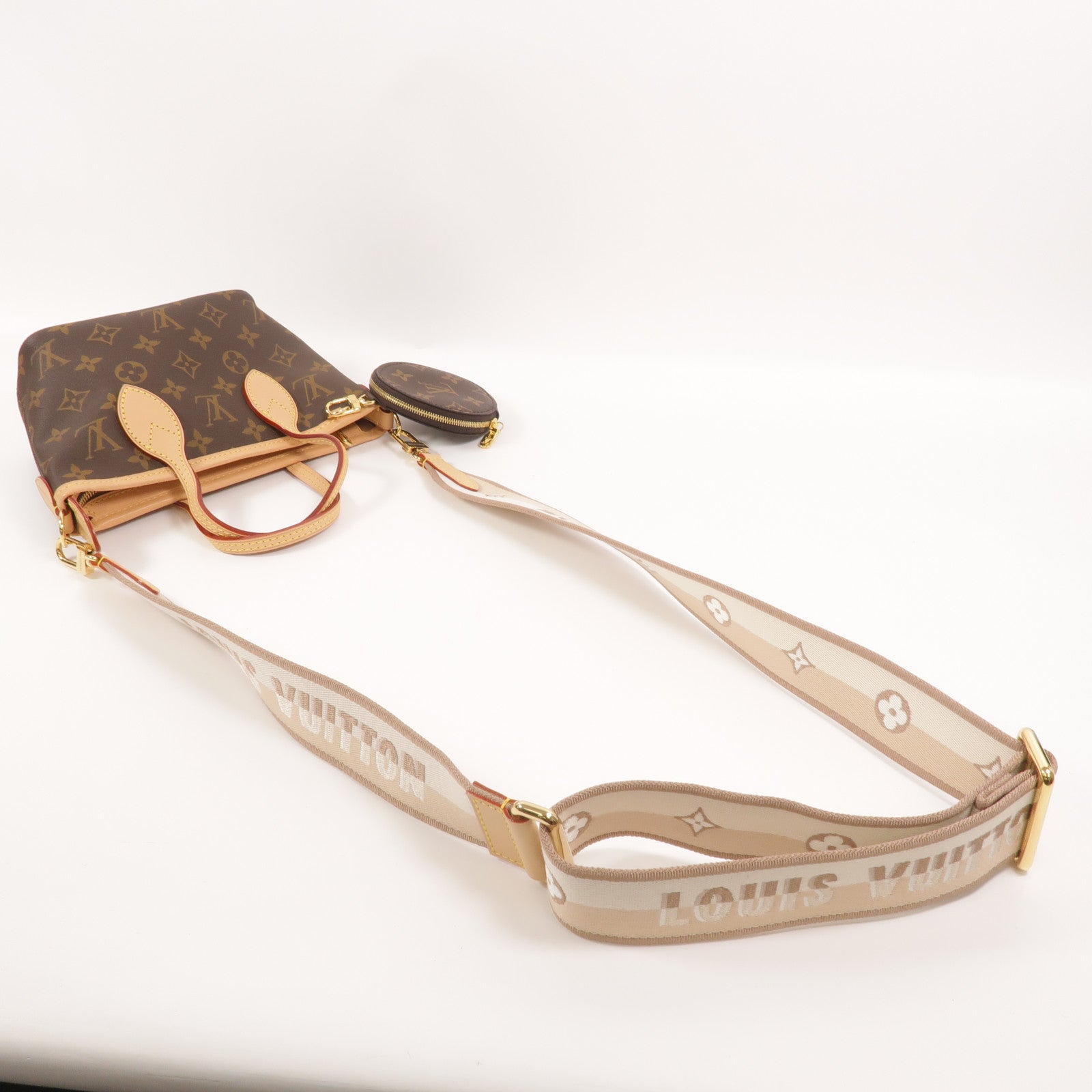 LOUIS VUITTON Monogram Neverfull BB手挽肩背兩用袋