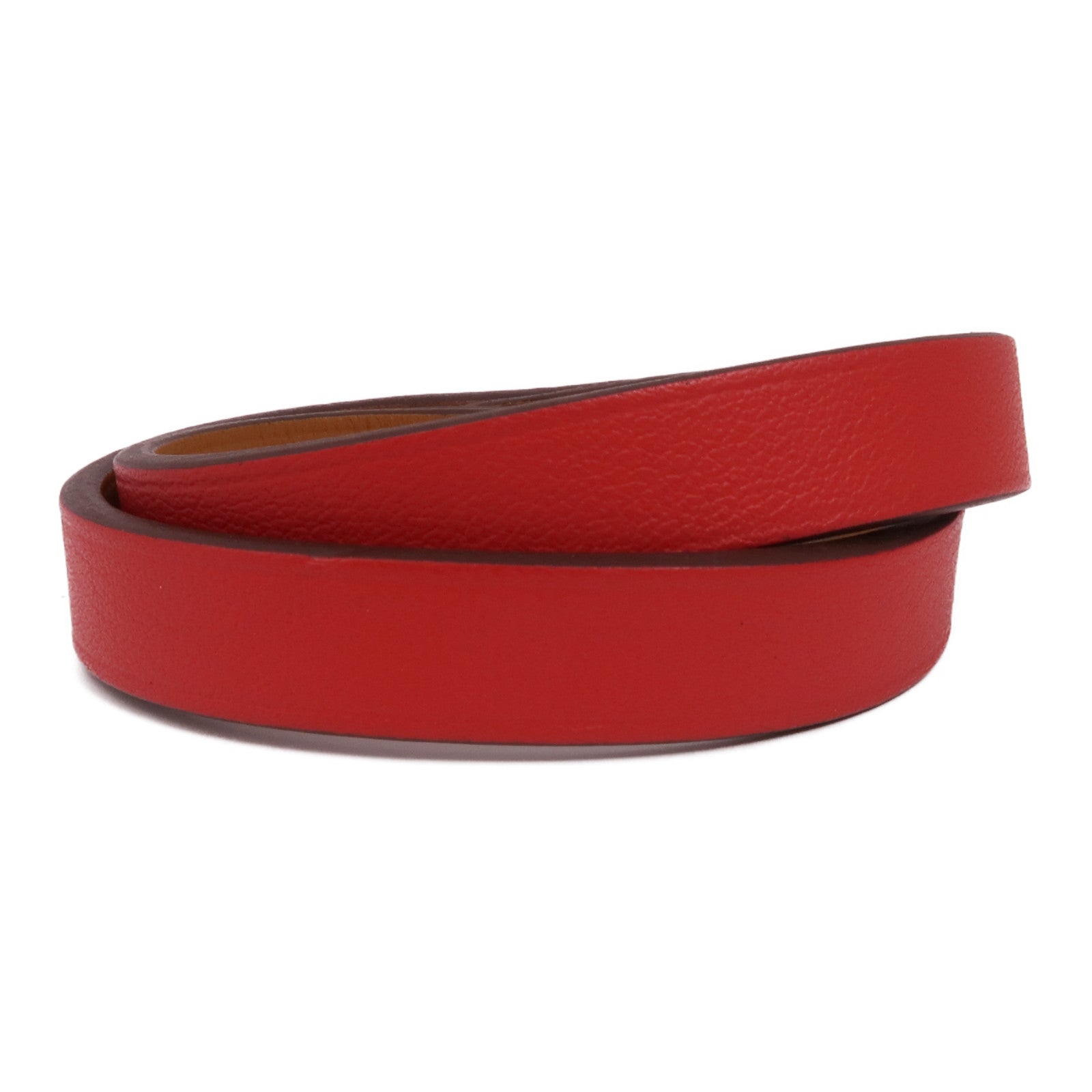 HERMES Swift皮革Kelly Double Tour Bracelet金扣手鐲