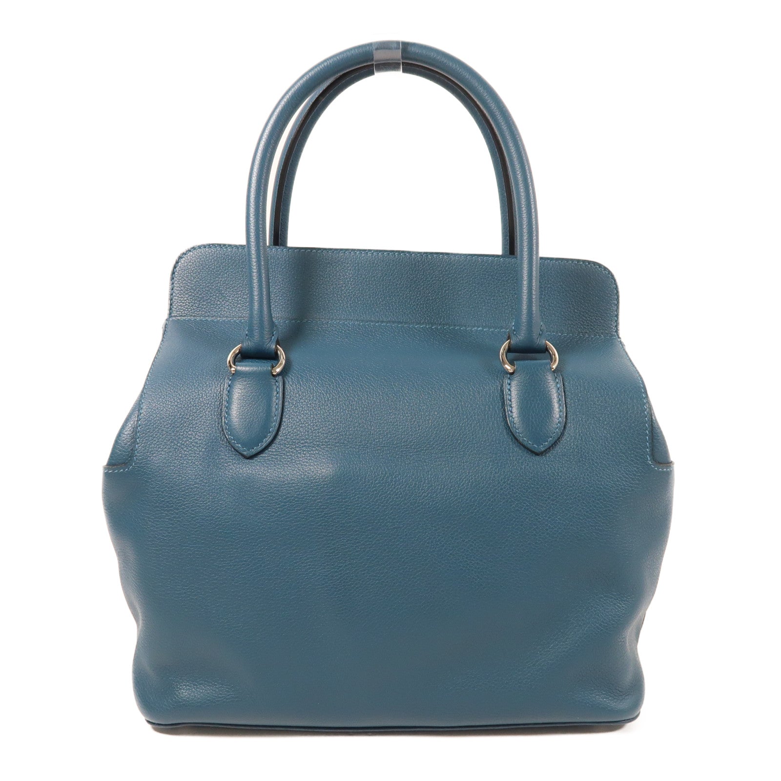 HERMES Evercolor皮革Toolbox 26銀扣手挽肩背兩用袋1P Colvert