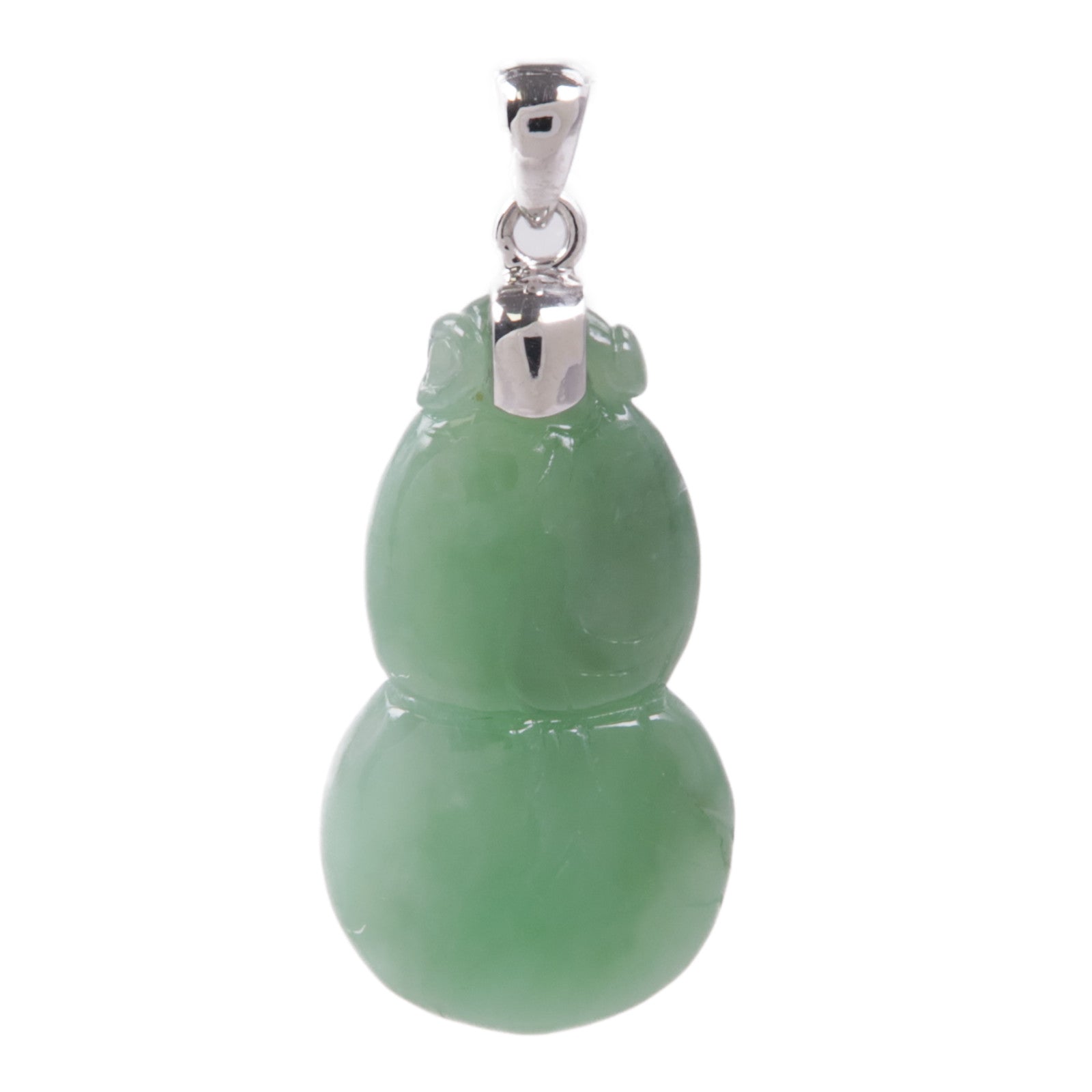 JEWELRY Jade Pendant Top 18K White Gold