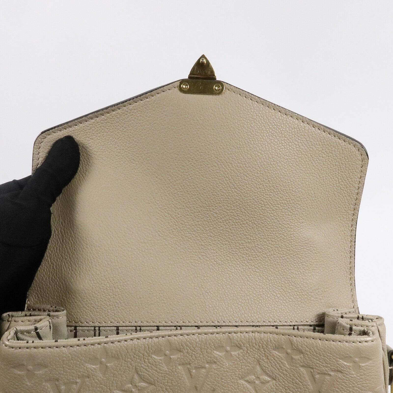 LOUIS VUITTON Monogram Empreinte Pochette Metis手挽肩背兩用袋