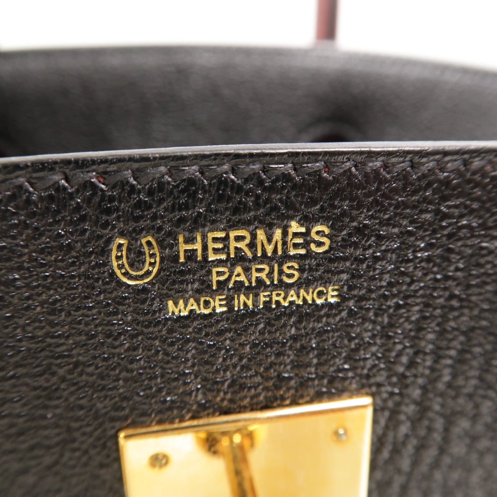 HERMES Chevre皮革Birkin 30 Special Order手挽袋Noir/Rouge H