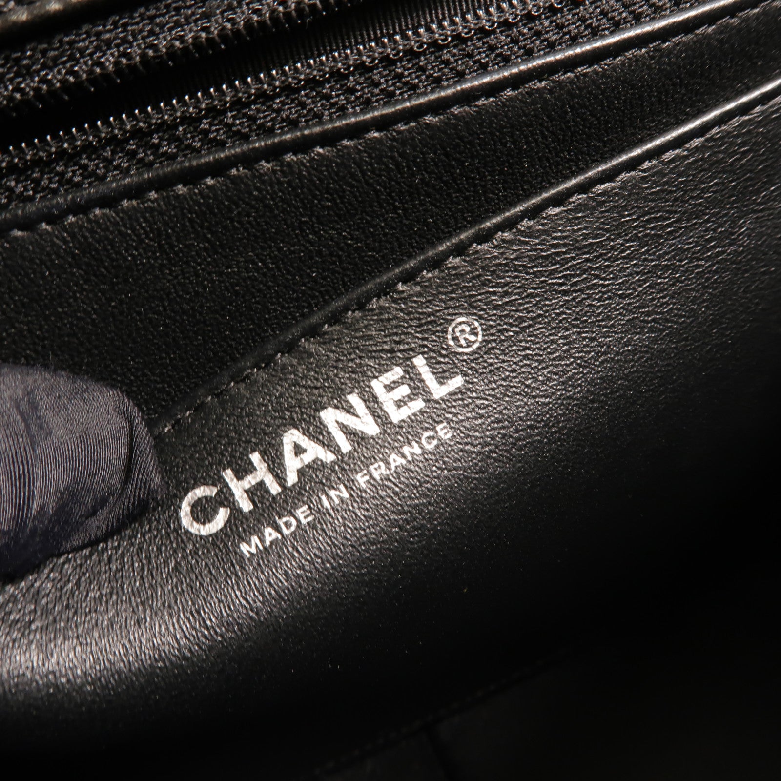 CHANEL 羊皮皮革CC Stitch Flap Bag肩背袋