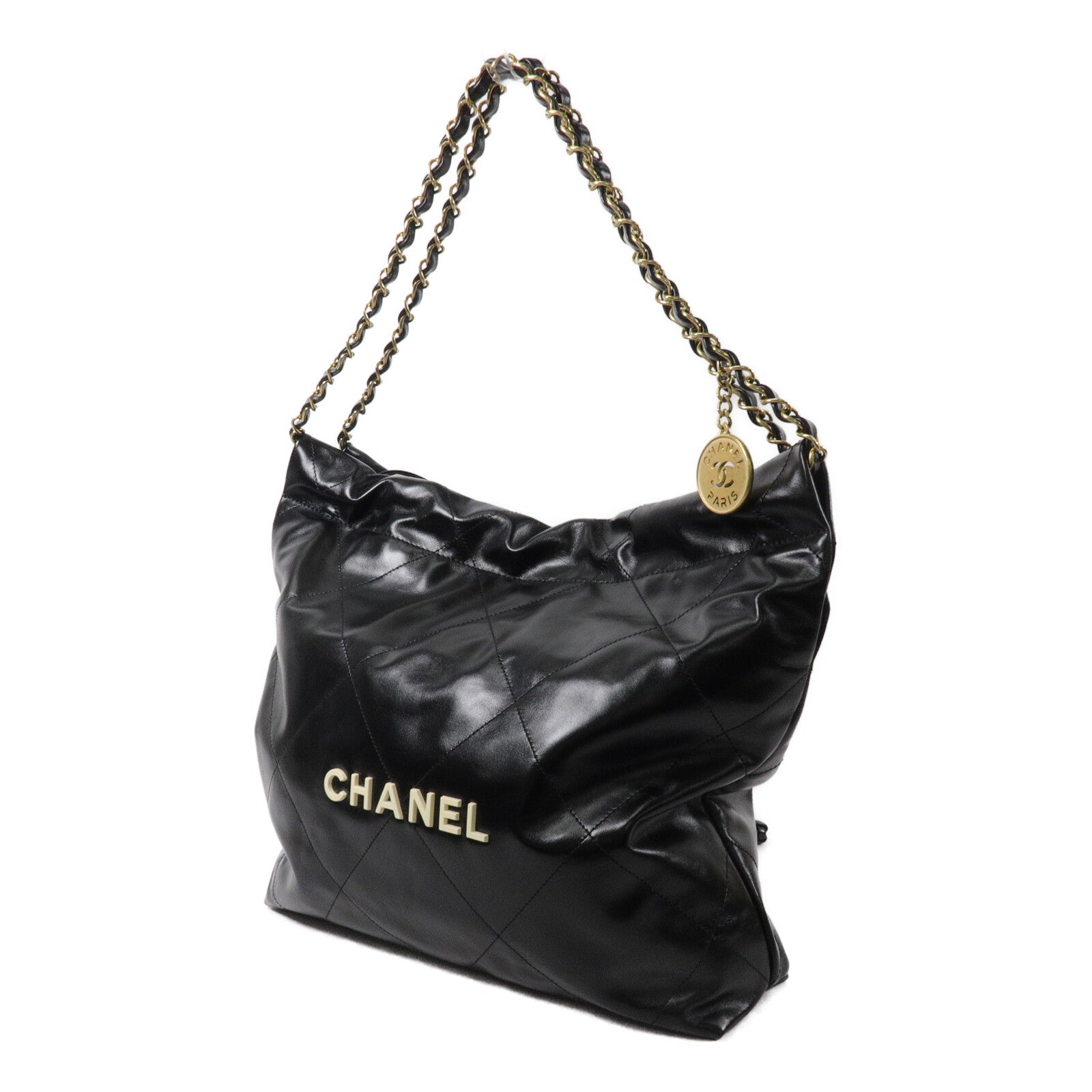 CHANEL 牛皮皮革Chanel 22 Small鏈帶肩背袋