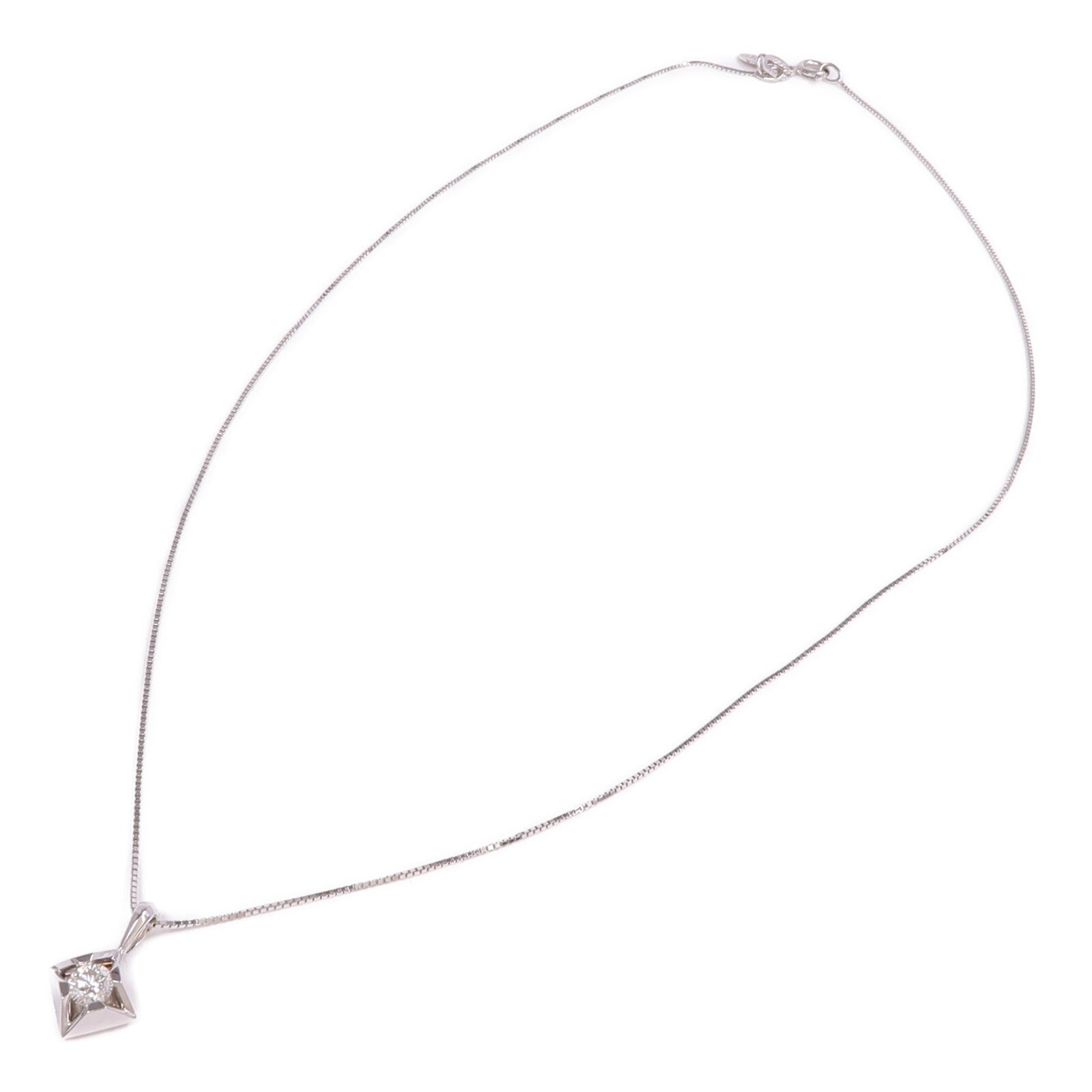 JEWELRY 18K白金Diamond Necklace鑽石項鍊
