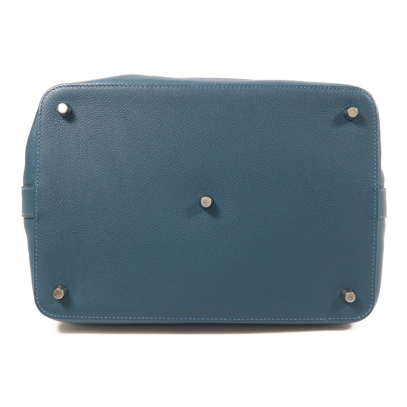 HERMES Evercolor皮革Toolbox 26銀扣手挽肩背兩用袋1P Colvert