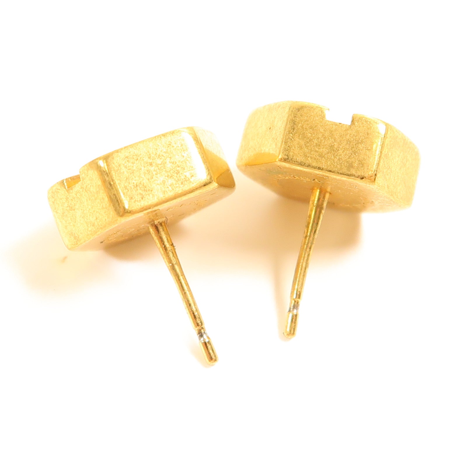 BALENCIAGA 金屬Screw Drop Earrings耳環金色
