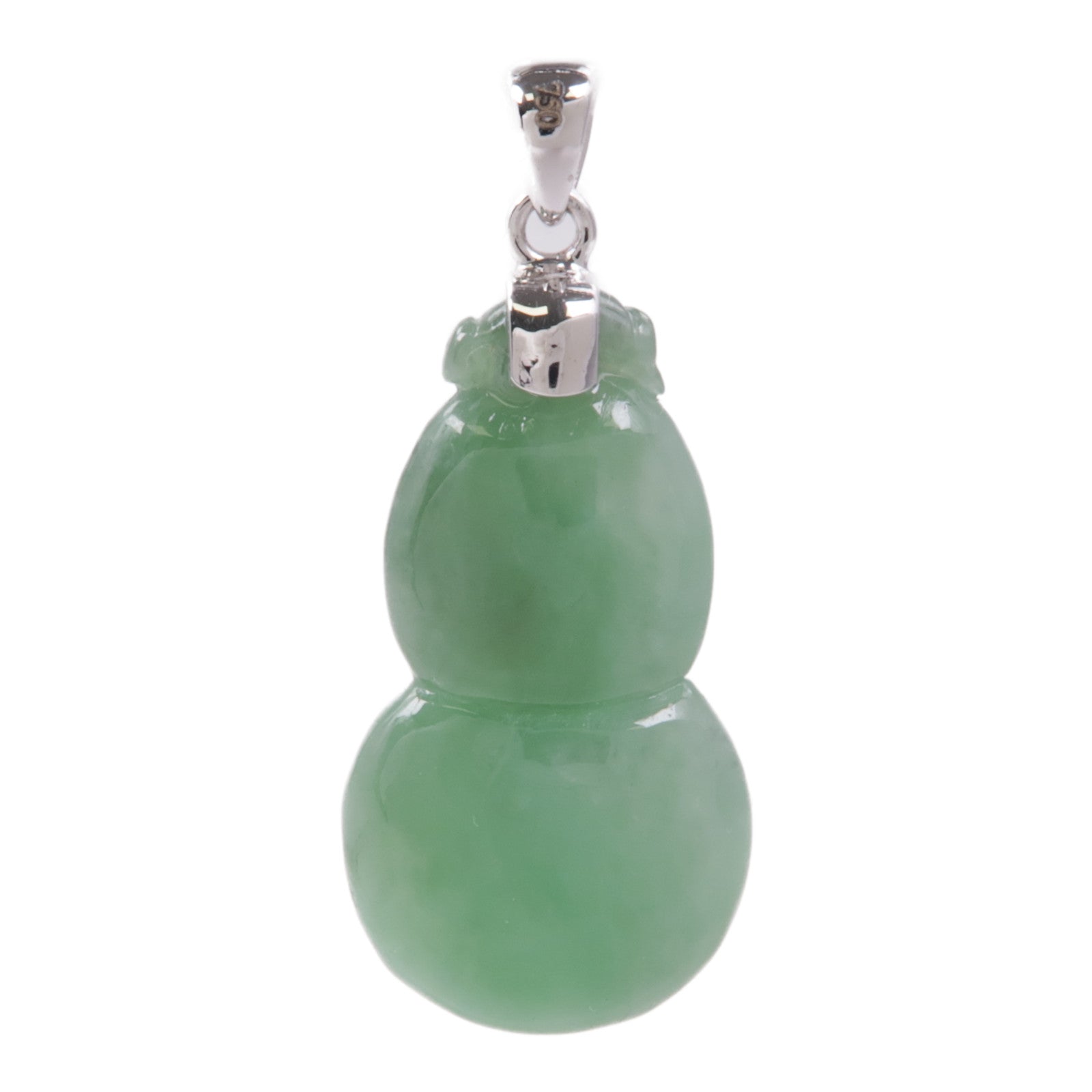 JEWELRY Jade Pendant Top 18K White Gold