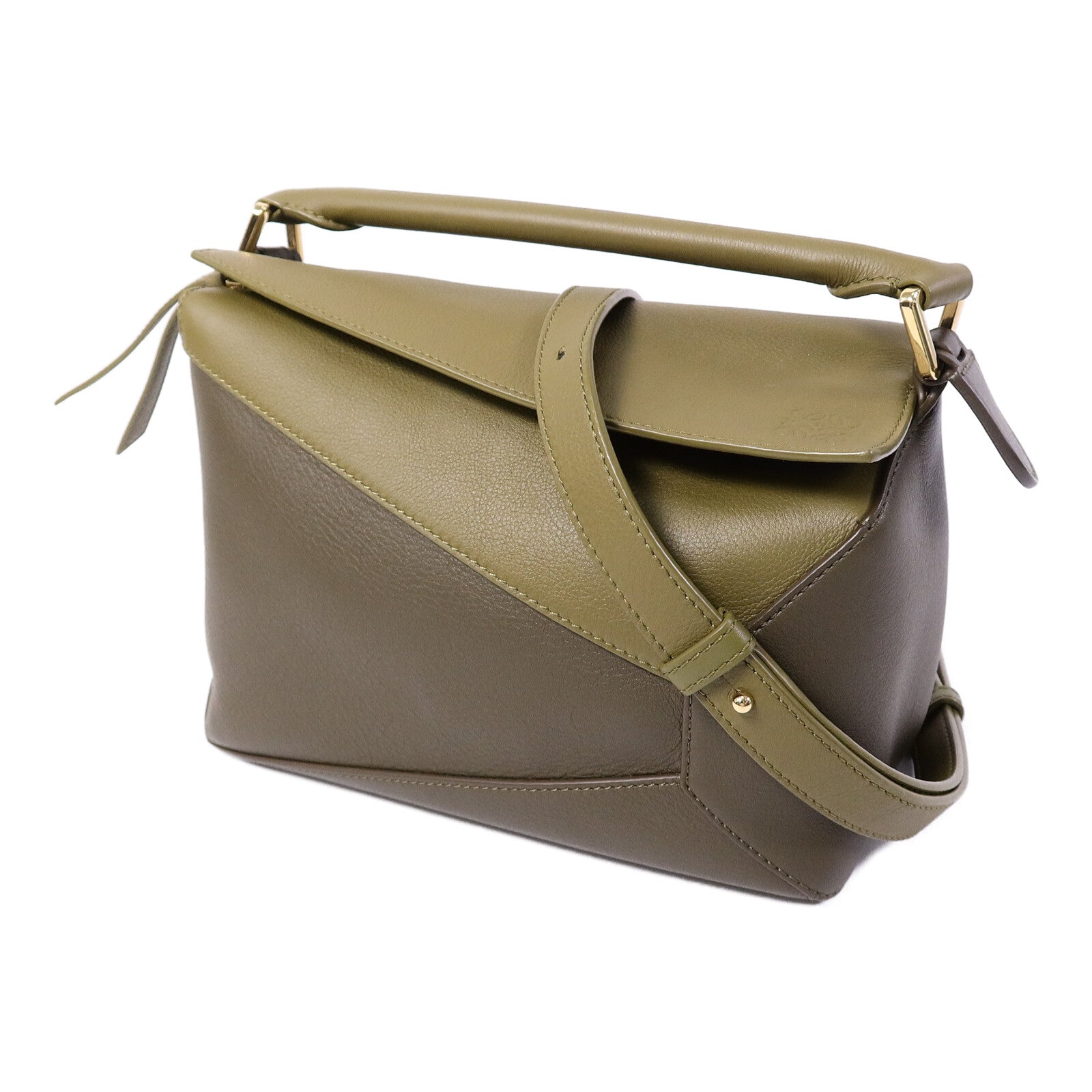 LOEWE 牛皮皮革Puzzle Small手挽肩背兩用袋