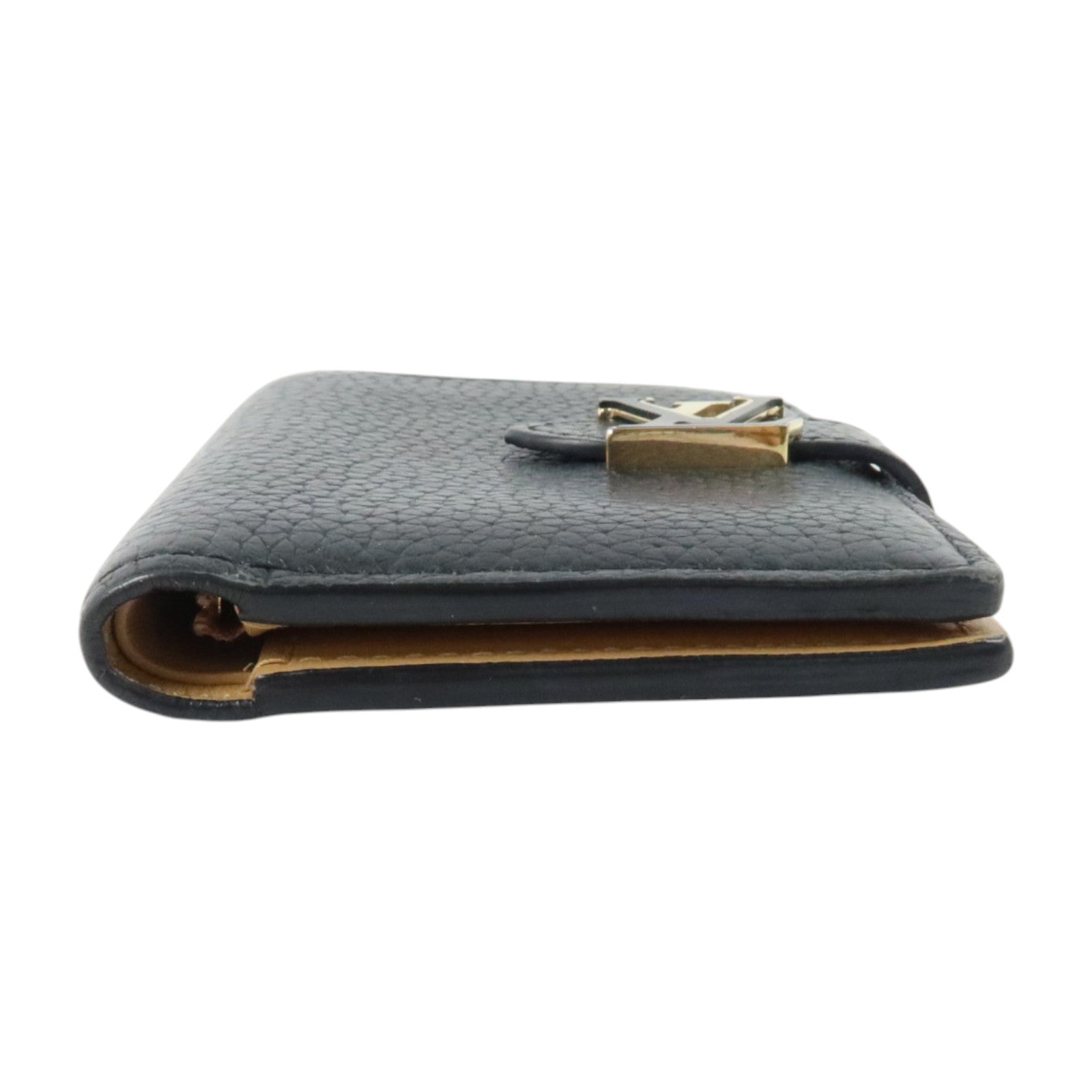 LOUIS VUITTON Taurillon Capuines Wallet金扣錢包