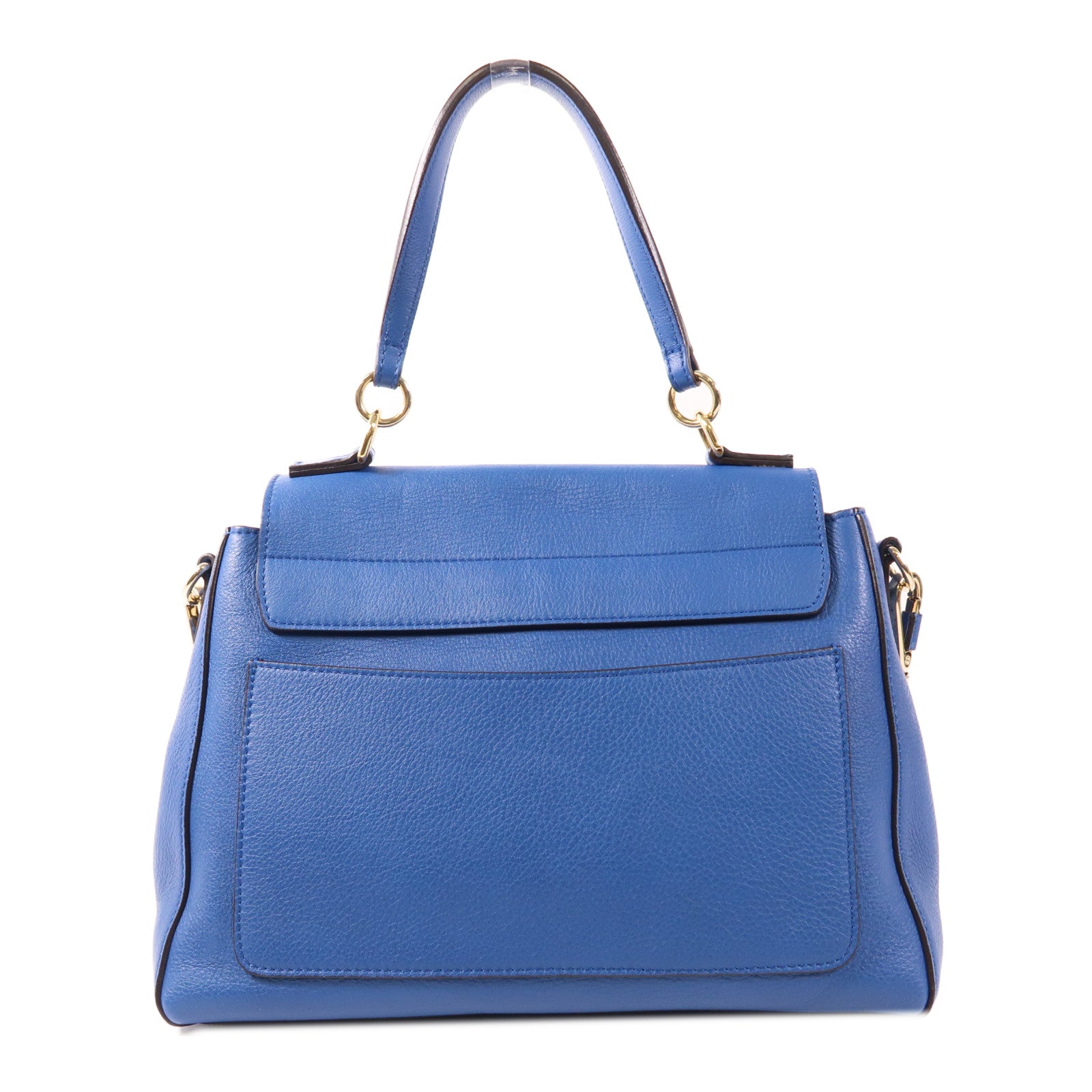 Chloe 牛皮皮革Faye Bag金扣手挽肩背兩用袋