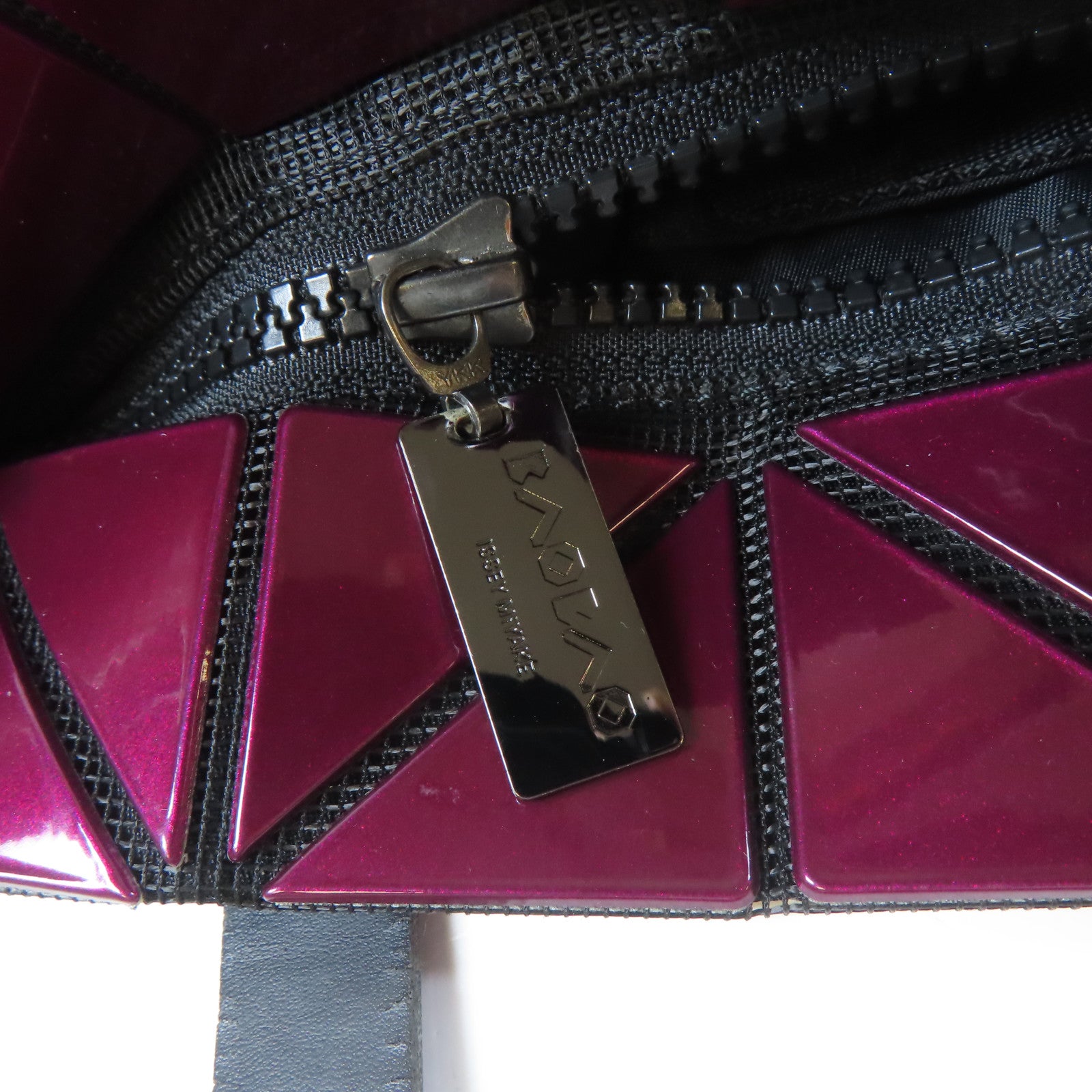 ISSEY MIYAKE PVC Issey Miyake Bao Bao Shoulder Bag肩背袋粉紅色