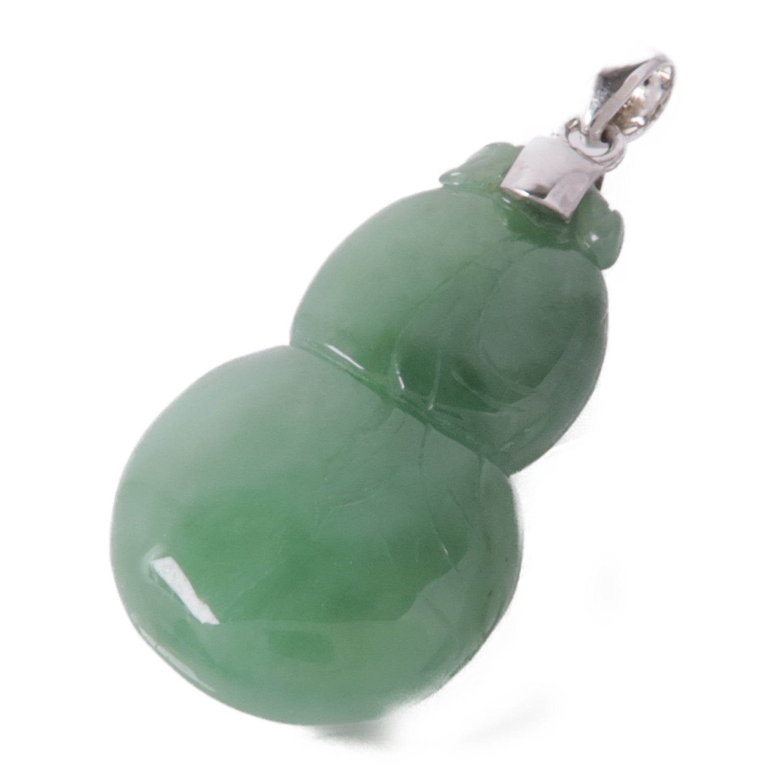 JEWELRY Jade Pendant Top 18K White Gold