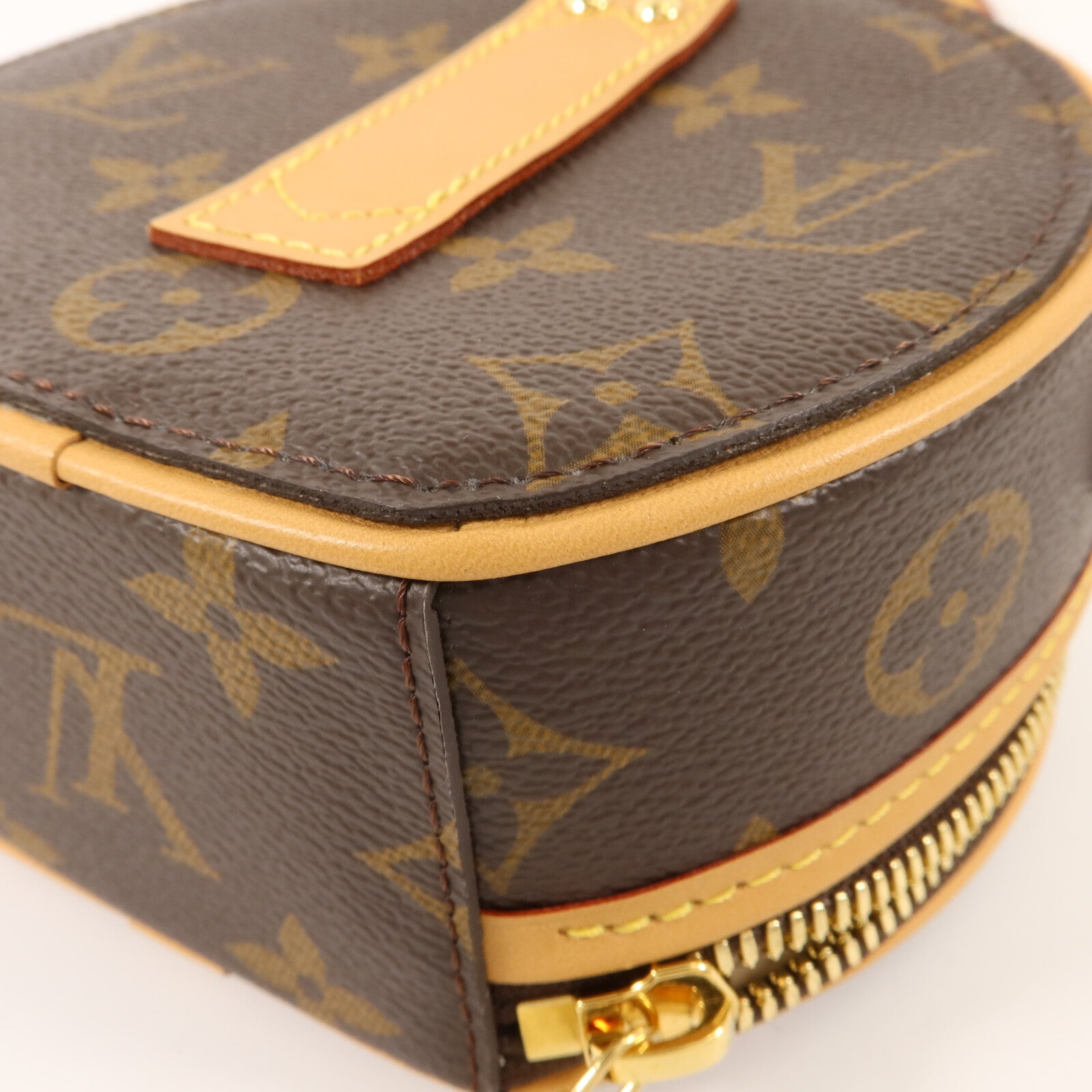 LOUIS VUITTON Monogram Mini Boite Chapeau金扣手挽肩背兩用袋