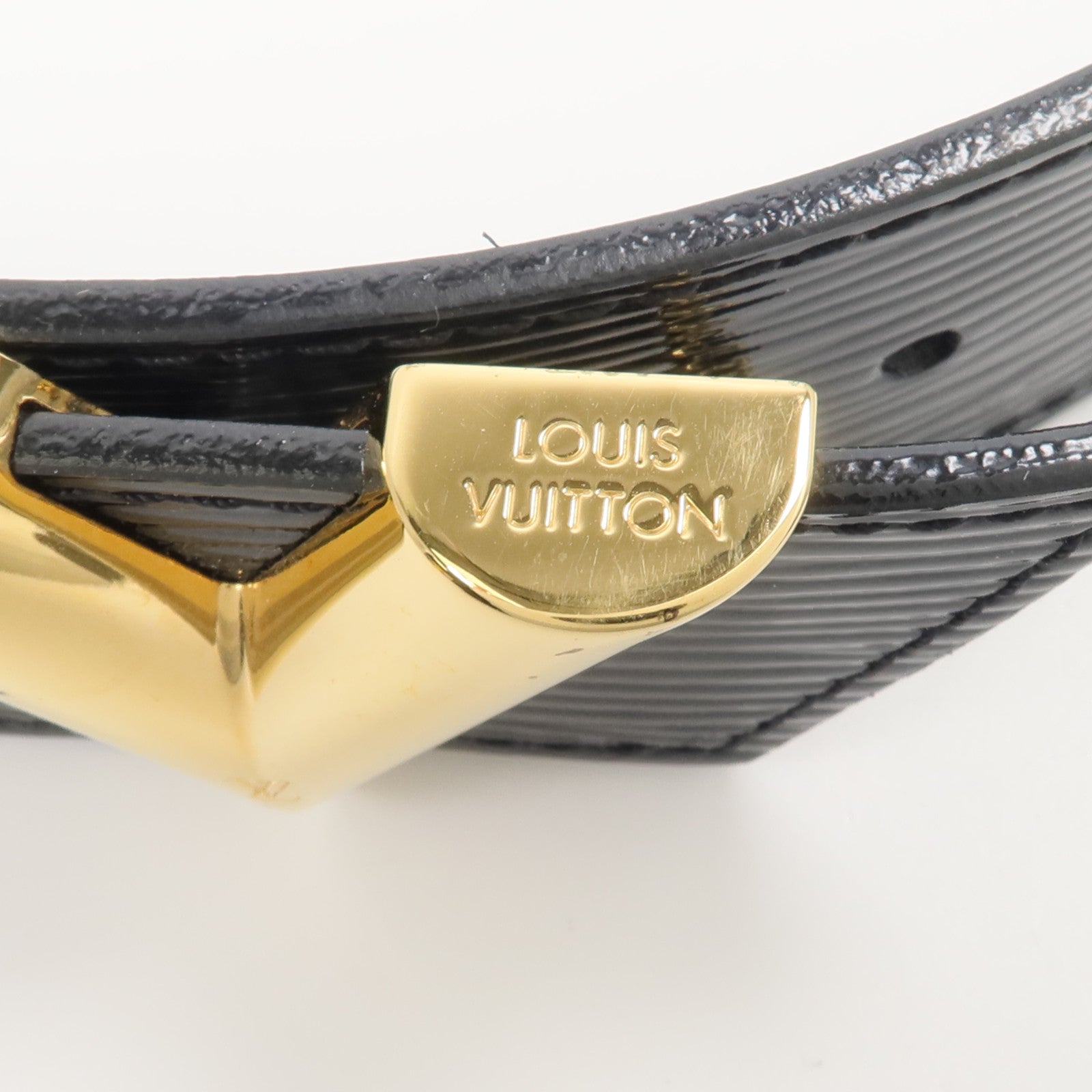 LOUIS VUITTON Epi皮革Essential V Belt 85CM皮帶