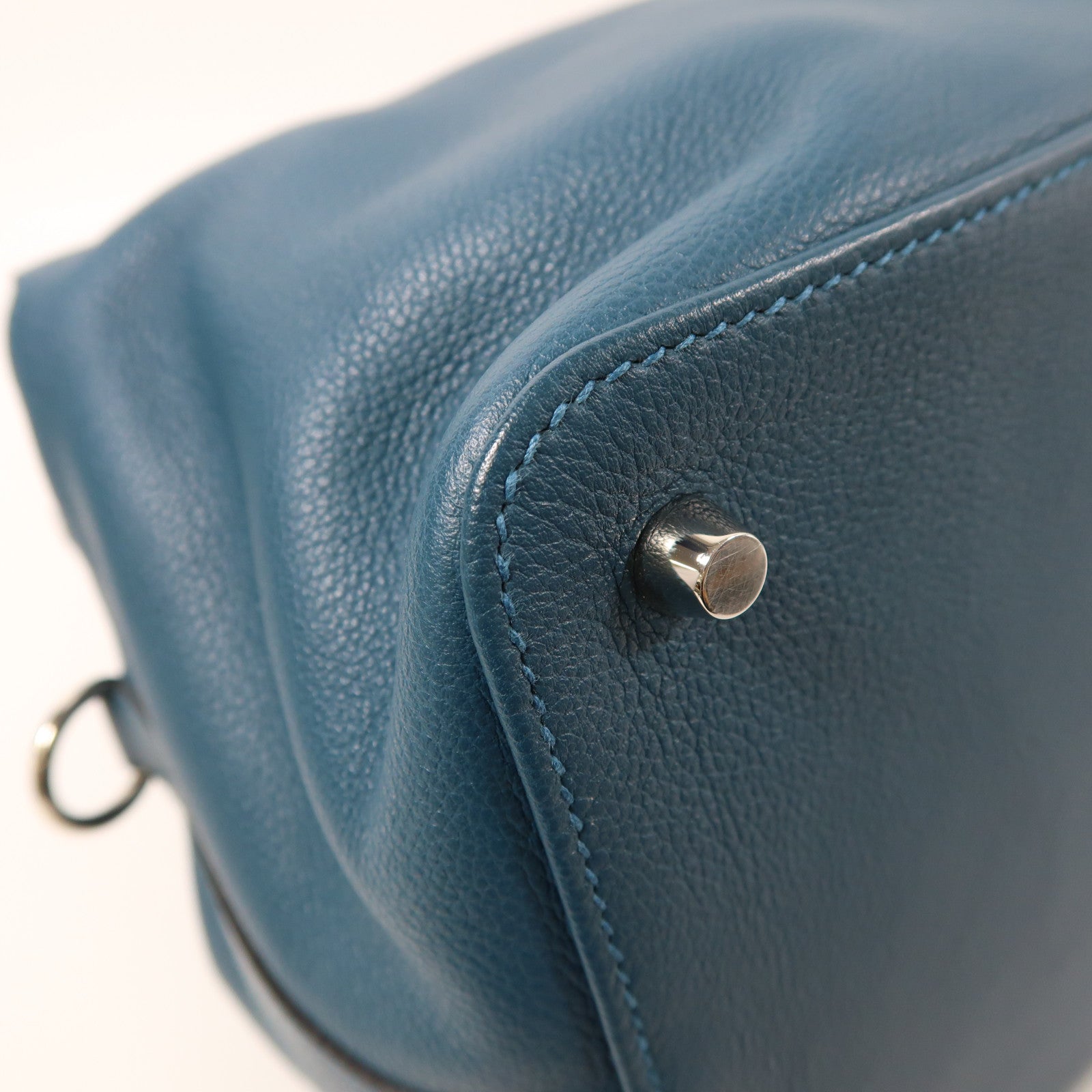 HERMES Evercolor皮革Toolbox 26銀扣手挽肩背兩用袋1P Colvert