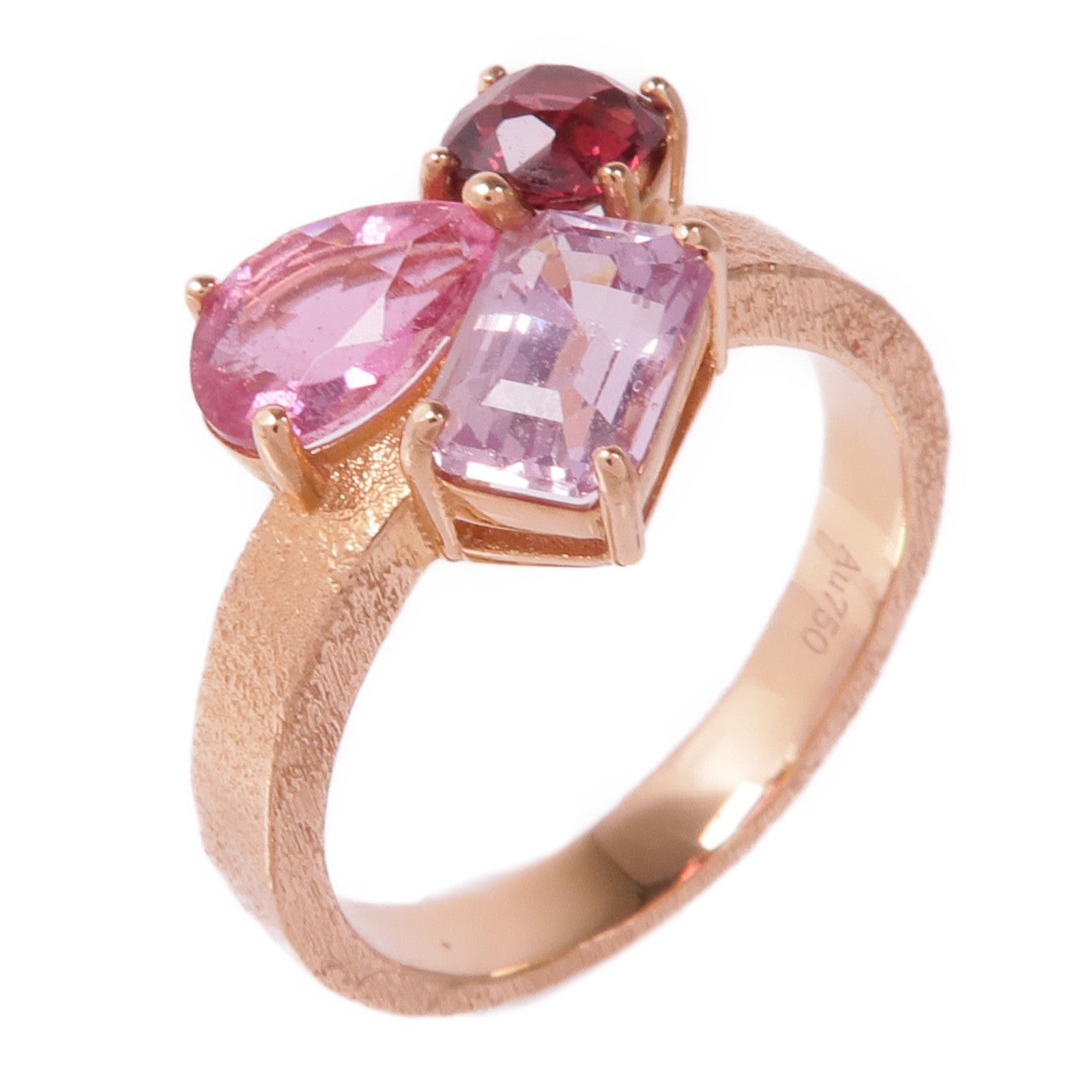 JEWELRY 18K玫瑰金Color Stone Ring彩色寶石戒指US#5.5