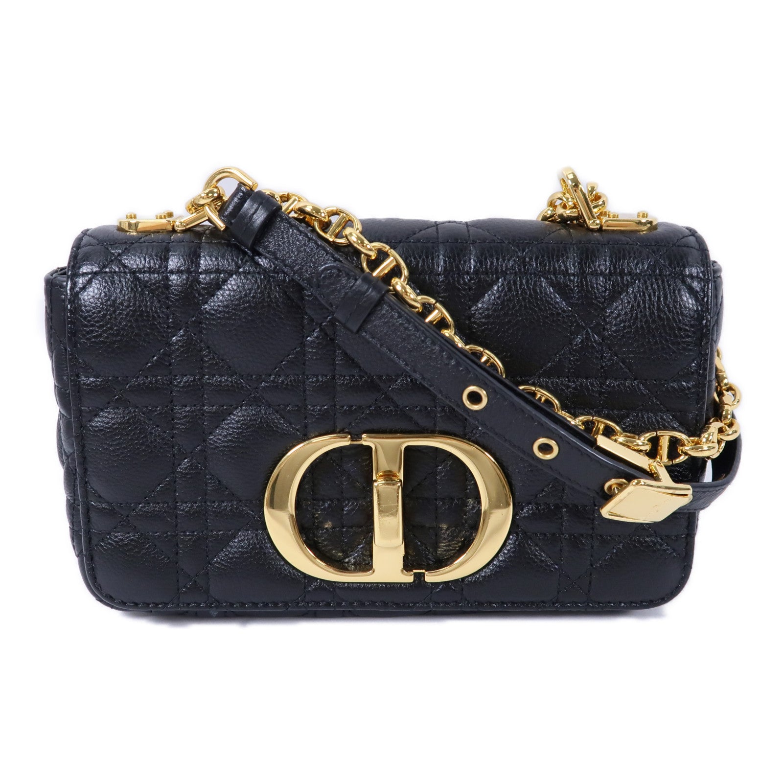 Dior 牛皮皮革Caro Small鏈帶肩背袋