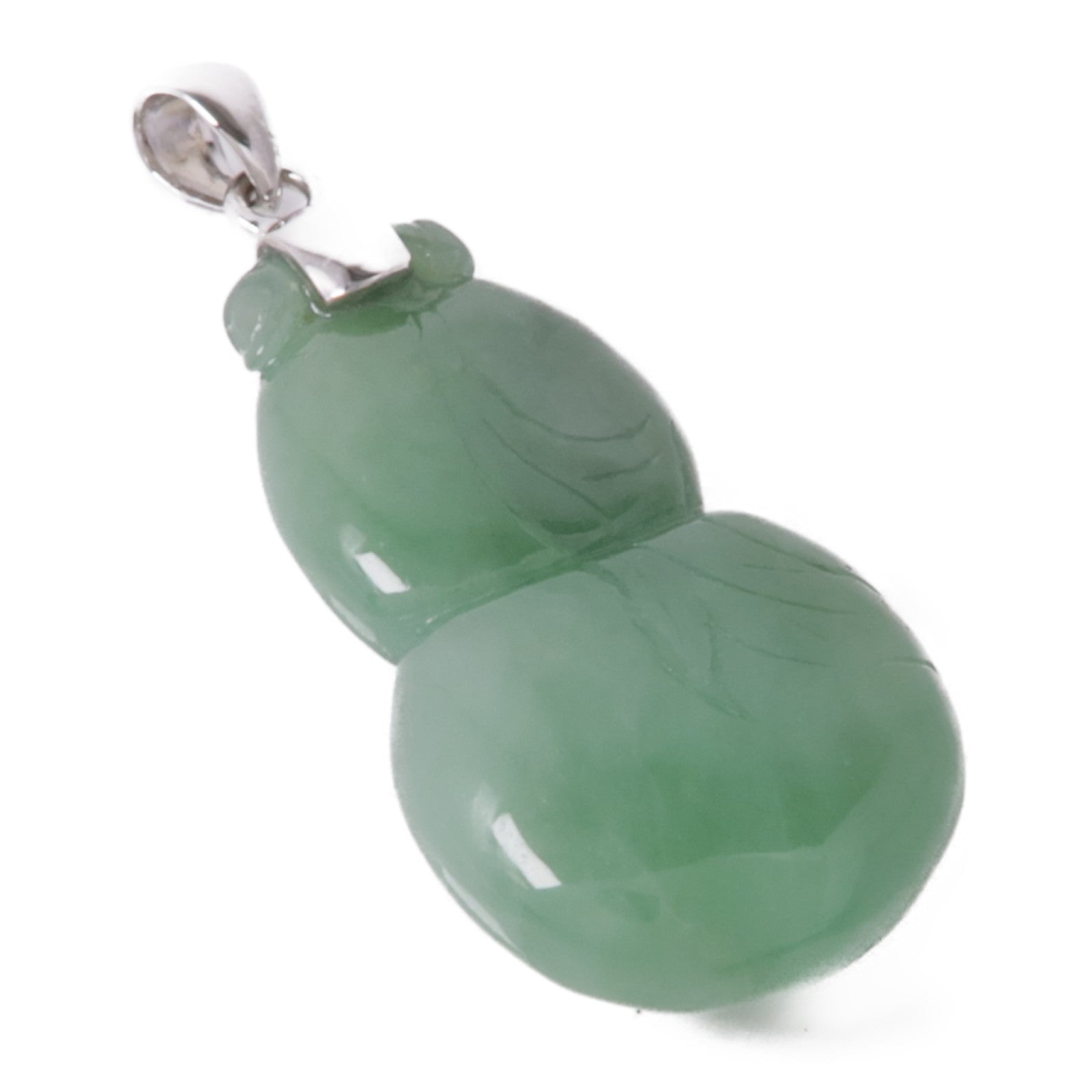 JEWELRY Jade Pendant Top 18K White Gold