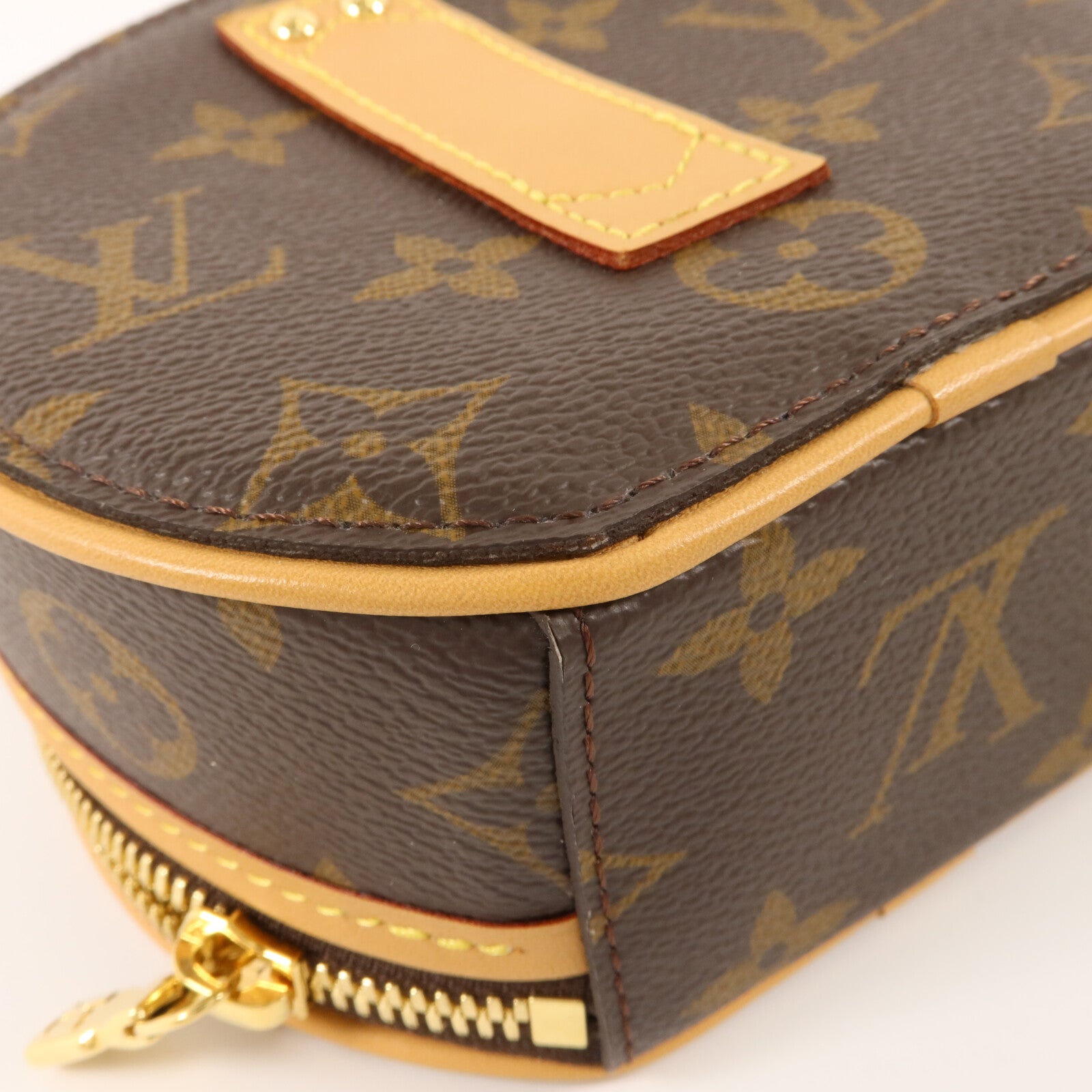 LOUIS VUITTON Monogram Mini Boite Chapeau金扣手挽肩背兩用袋