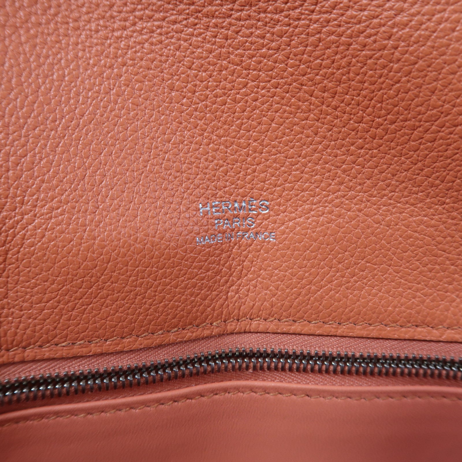 HERMES Evercolor皮革Berline 28銀扣肩背袋Crevette龍蝦粉色