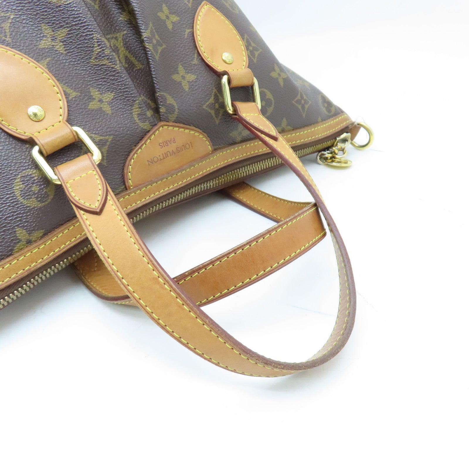 LOUIS VUITTON 【激減優惠】Monogram Palermo PM金扣手挽肩背兩用袋啡色