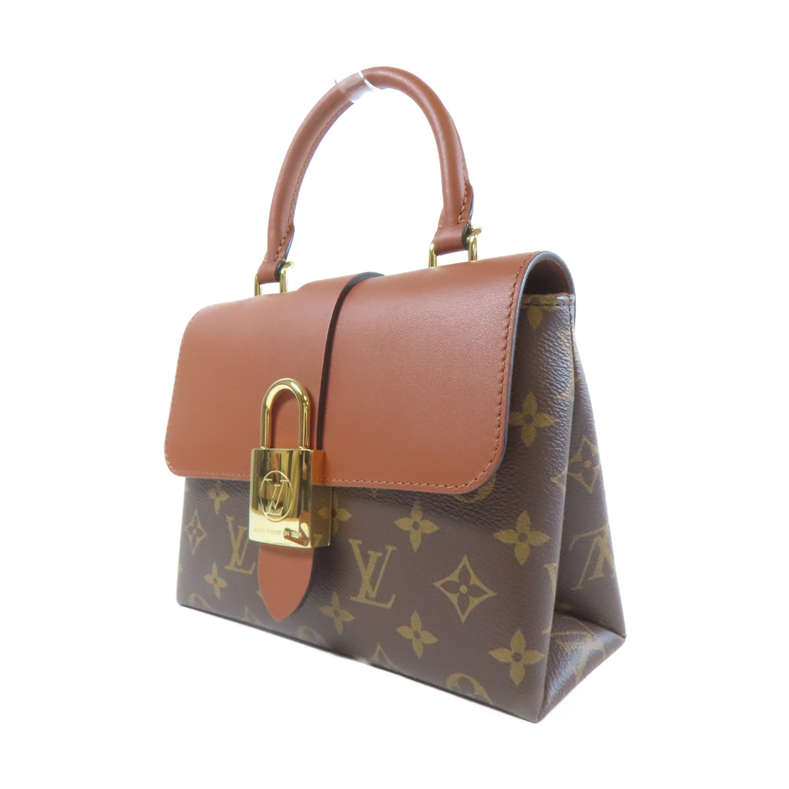 LOUIS VUITTON 【激減優惠】Monogram Locky BB金扣手挽肩背兩用袋啡色
