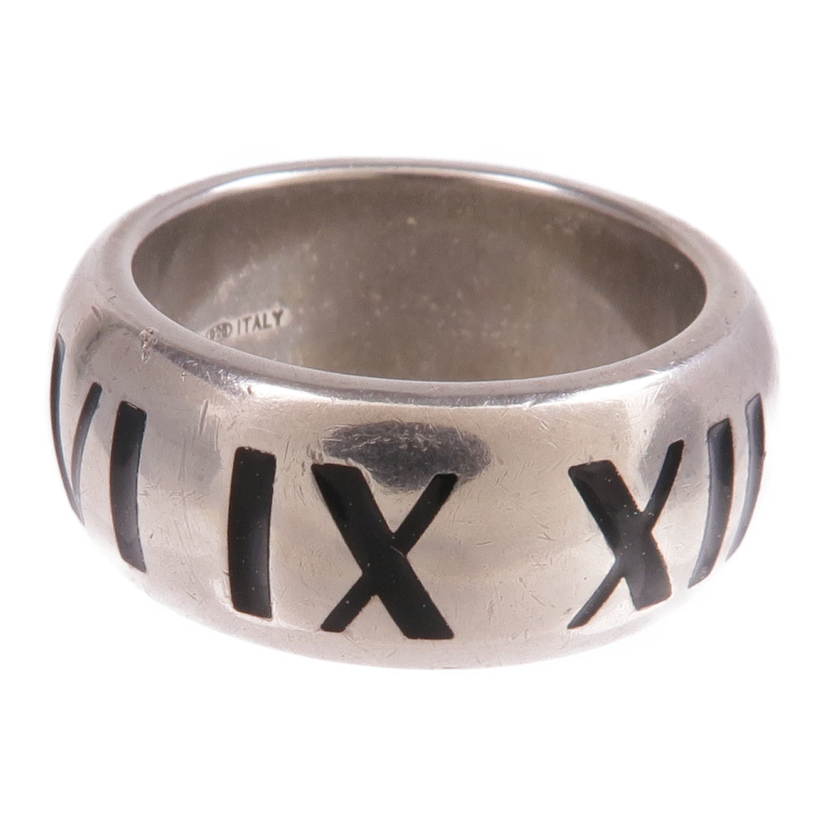 TIFFANY＆CO 925純銀Atlas Ring 2003戒指US#4.25
