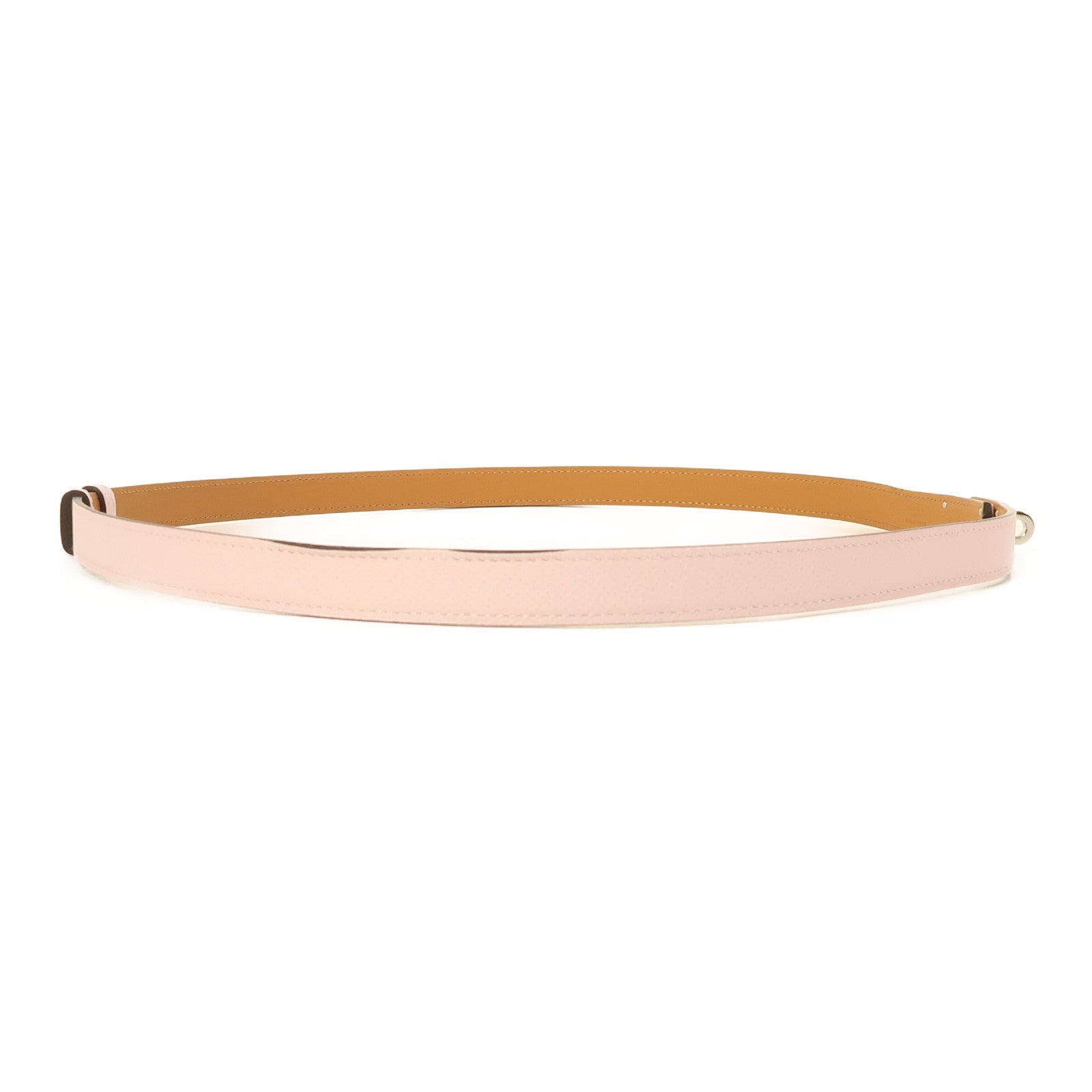 HERMES PHW Kelly Belt Epsom Leather Mauve Pale
