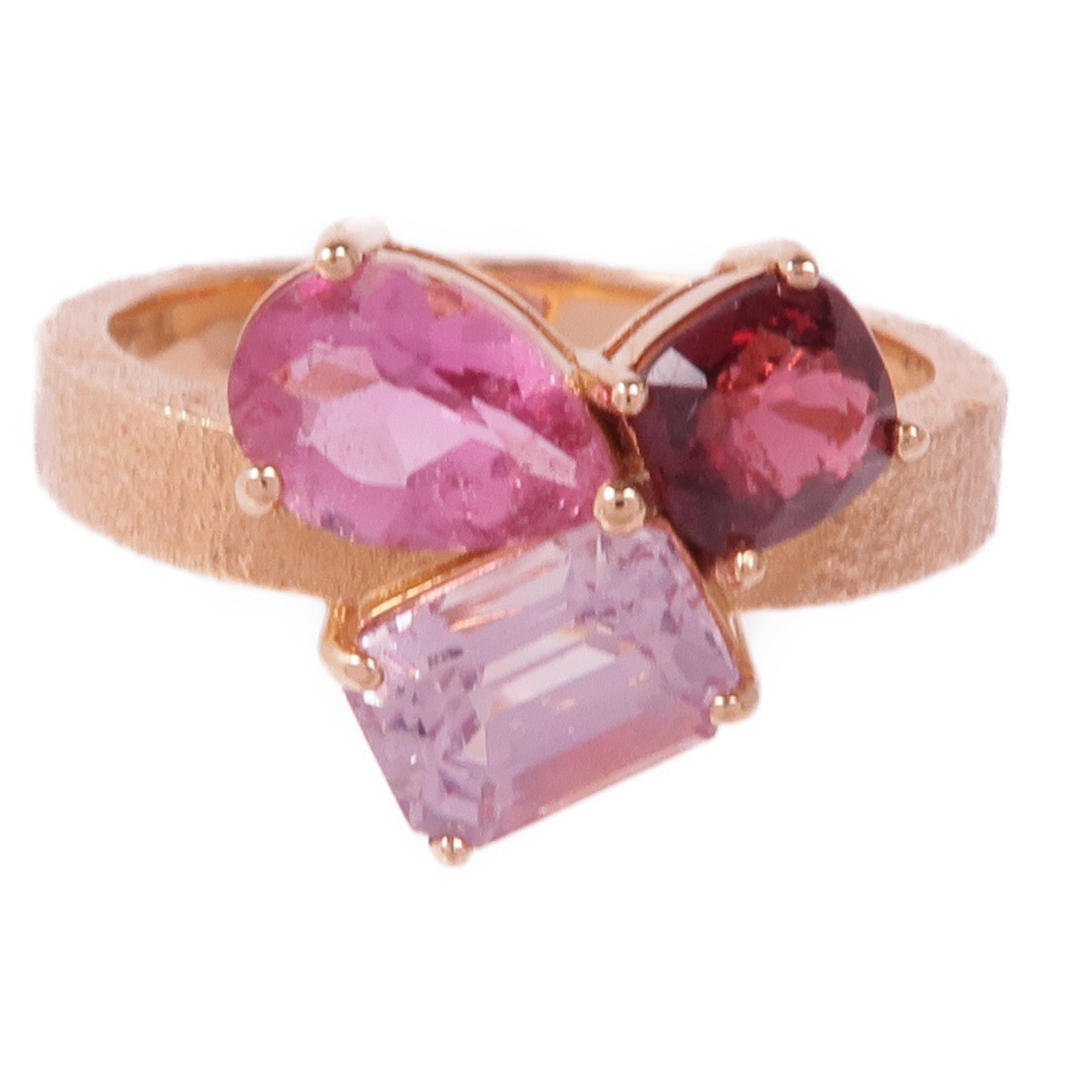 JEWELRY 18K玫瑰金Color Stone Ring彩色寶石戒指US#5.5