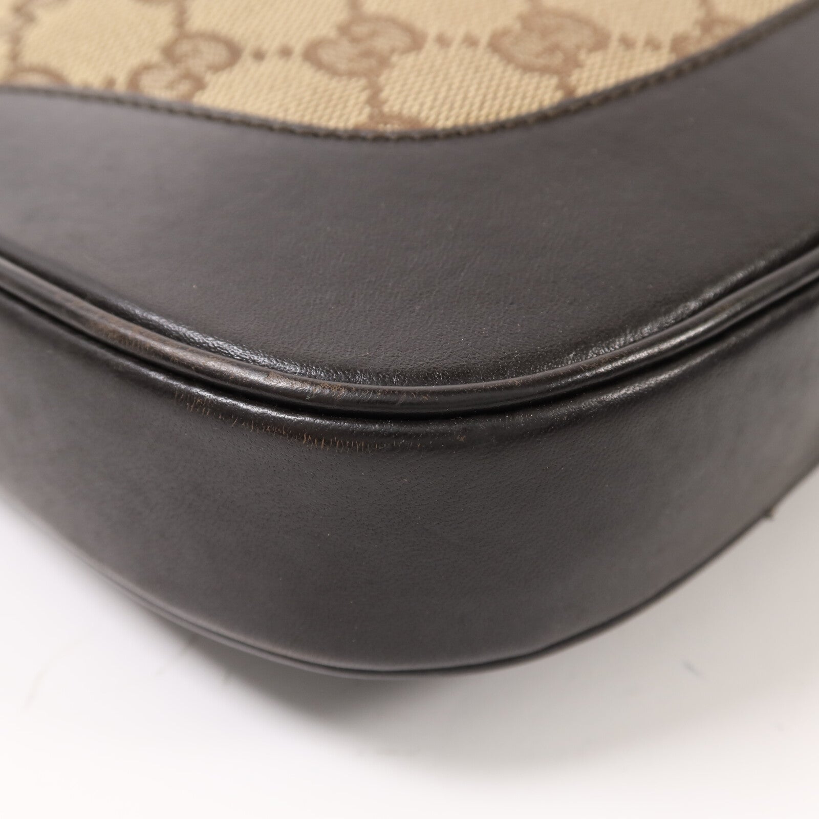 GUCCI 帆布Jackie Hobo銀扣肩背袋