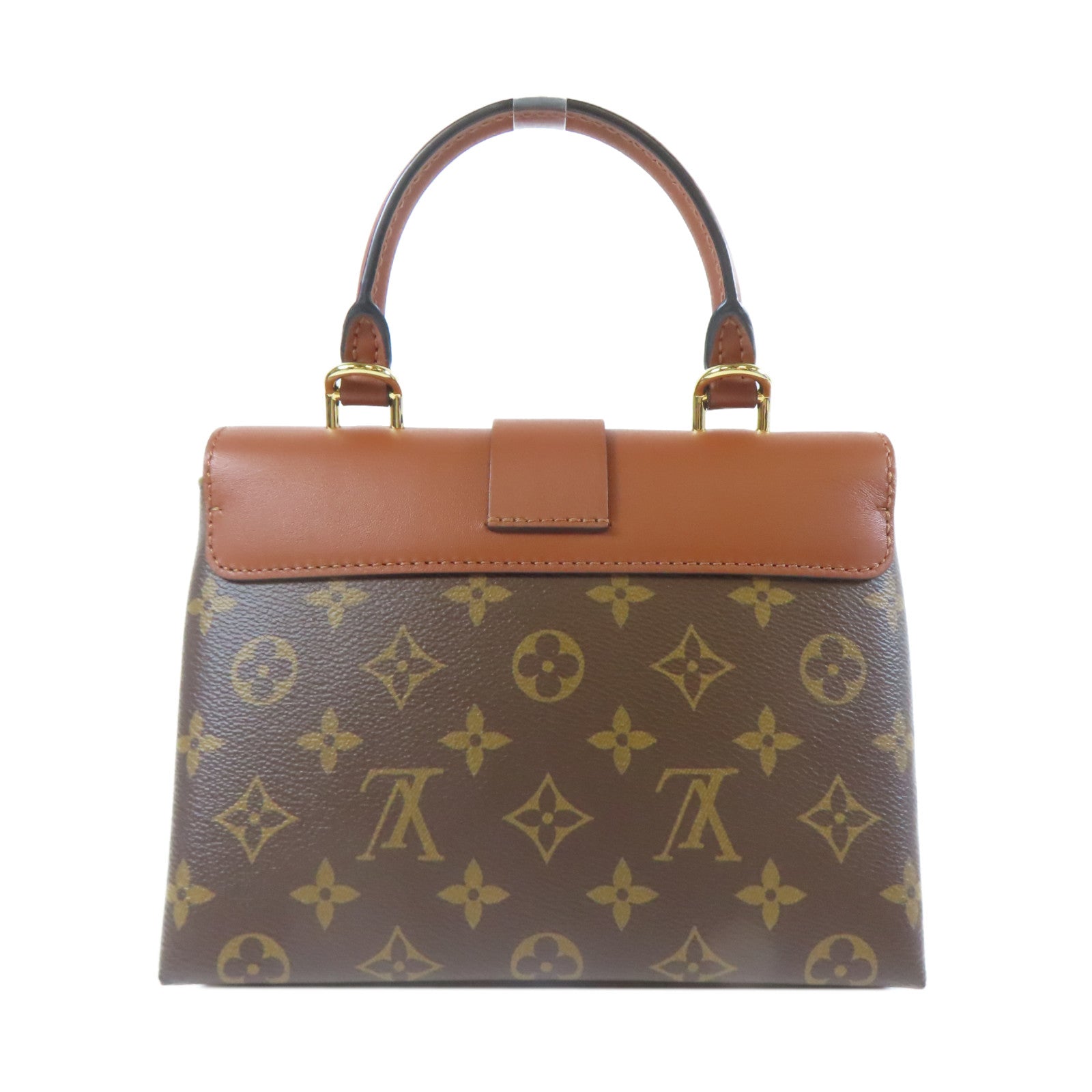 LOUIS VUITTON 【激減優惠】Monogram Locky BB金扣手挽肩背兩用袋啡色