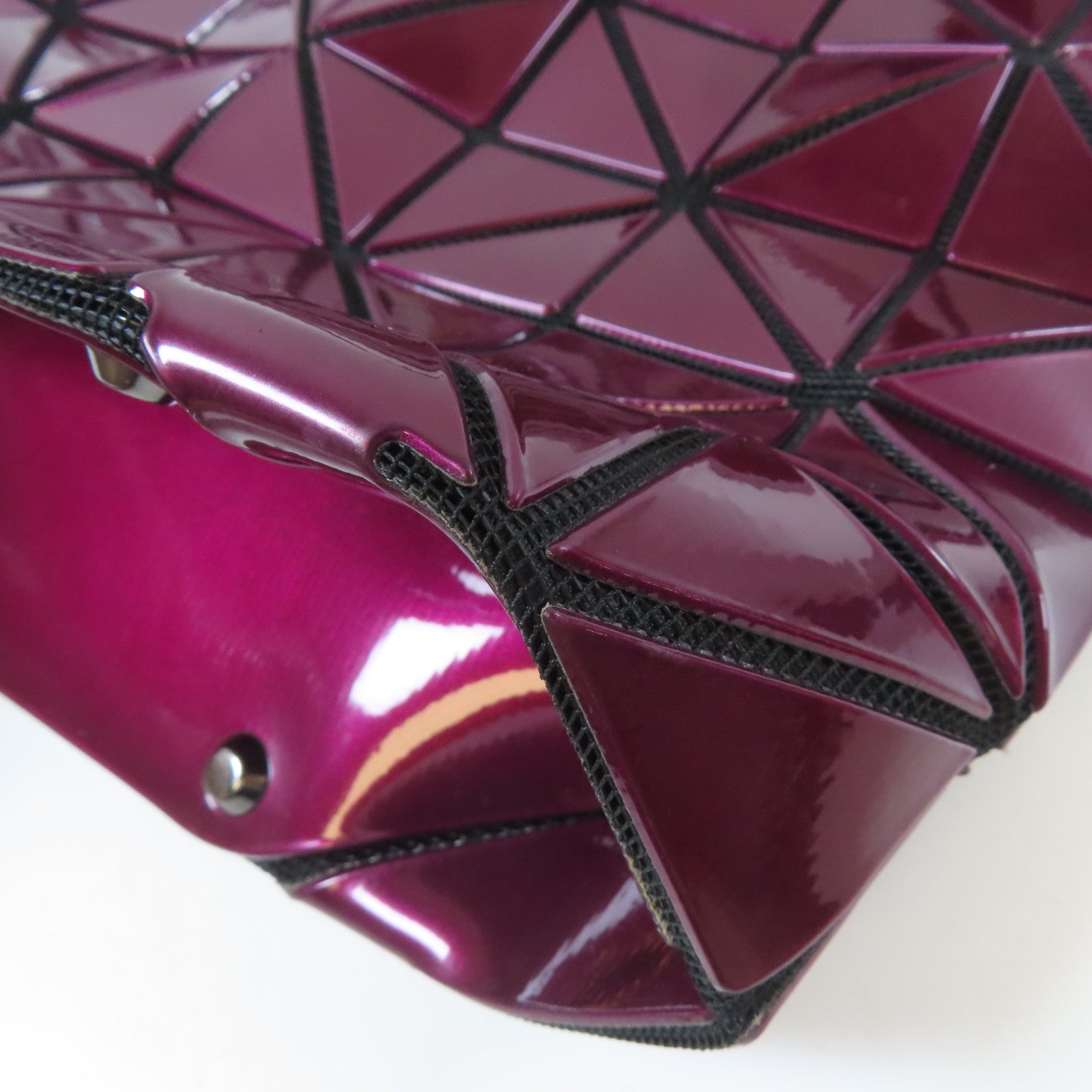 ISSEY MIYAKE PVC Issey Miyake Bao Bao Shoulder Bag肩背袋粉紅色